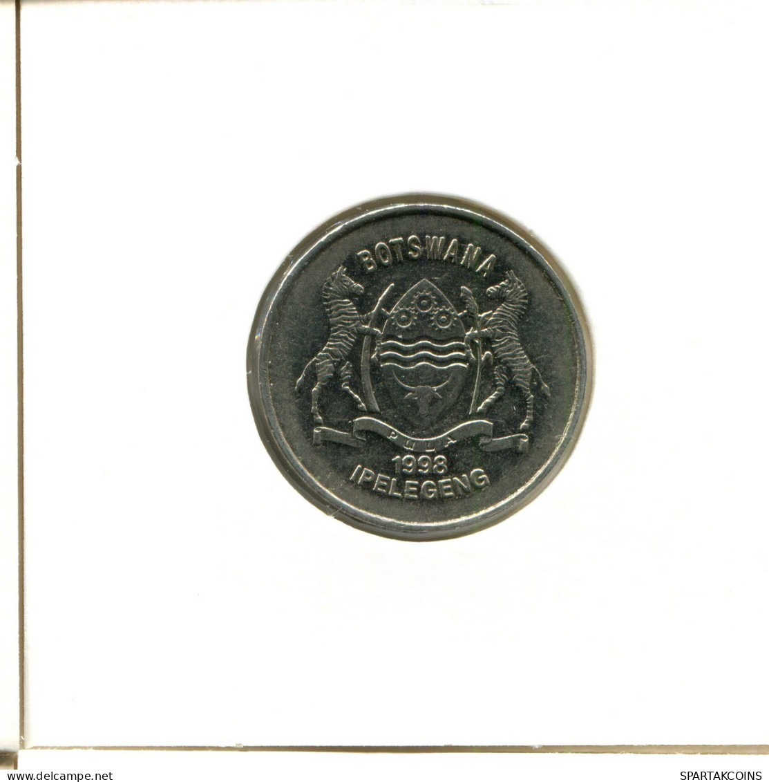 50 THEBE 1998 BOTSWANA Moneda #AX442.E.A - Botswana