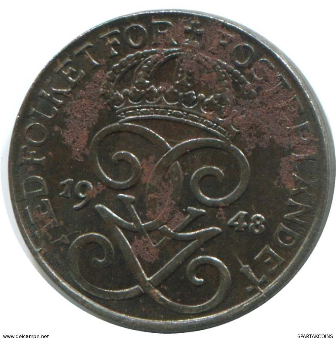 1 ORE 1948 SCHWEDEN SWEDEN Münze #AD253.2.D.A - Schweden