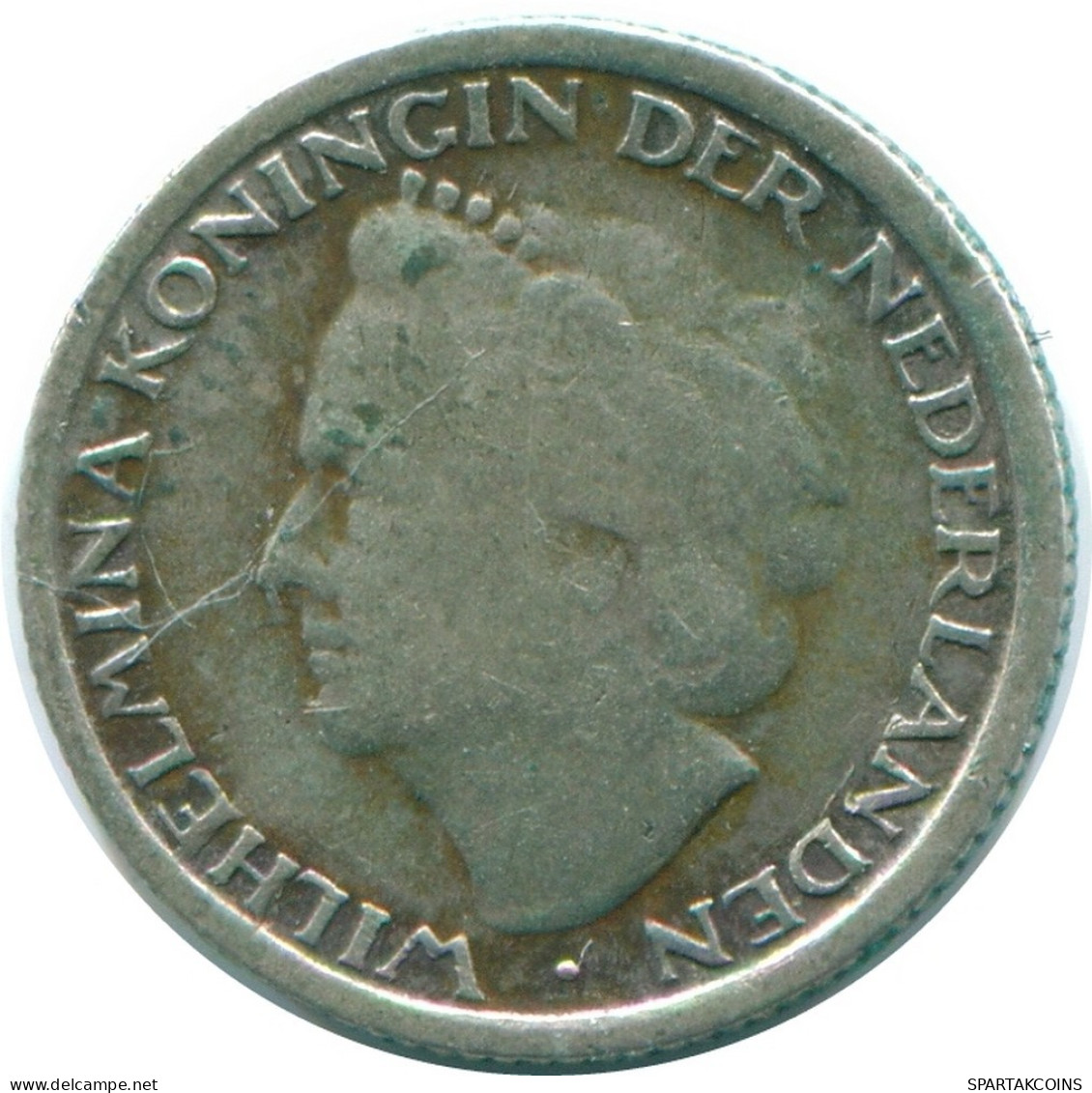 1/10 GULDEN 1948 CURACAO Netherlands SILVER Colonial Coin #NL11990.3.U.A - Curaçao