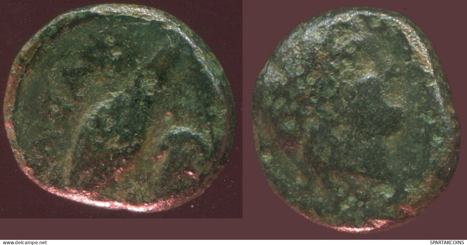 Antique Authentique Original GREC Pièce 1.6g/12mm #ANT1631.10.F.A - Griechische Münzen