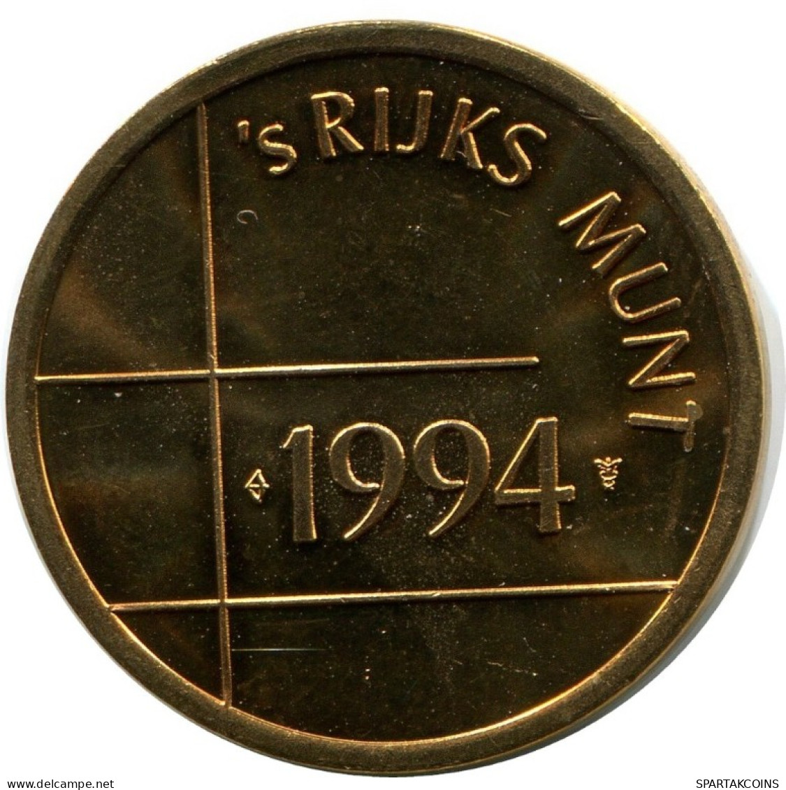 1994 ROYAL DUTCH MINT SET TOKEN NETHERLANDS MINT (From BU Mint Set) #AH031.U.A - Jahressets & Polierte Platten
