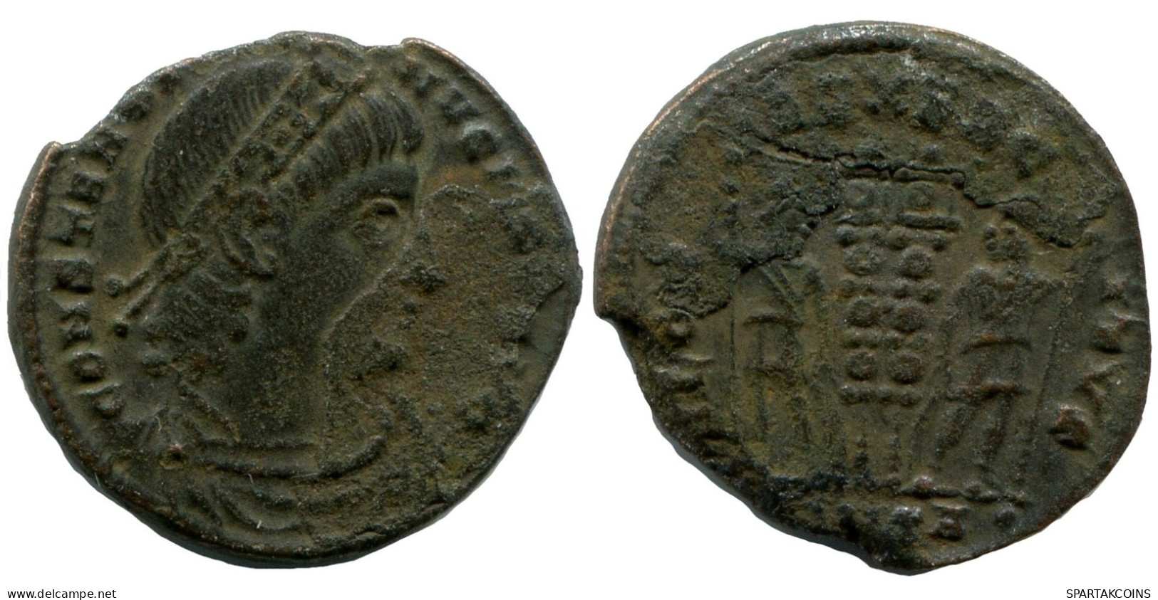 CONSTANTINE I MINTED IN CONSTANTINOPLE FOUND IN IHNASYAH HOARD #ANC10781.14.E.A - The Christian Empire (307 AD To 363 AD)