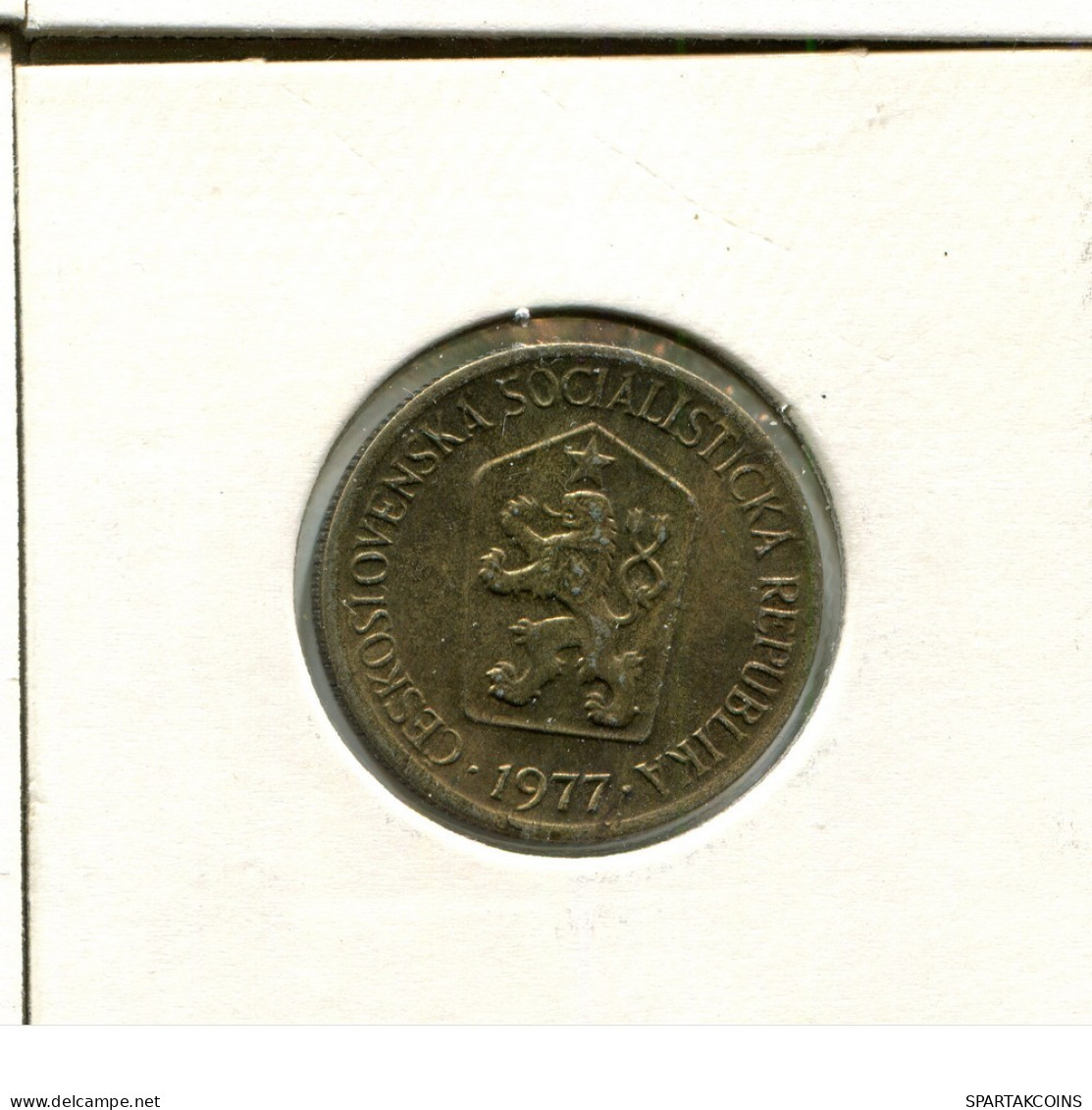 1 KORUNA 1977 TSCHECHOSLOWAKEI CZECHOSLOWAKEI SLOVAKIA Münze #AS967.D.A - Tsjechoslowakije