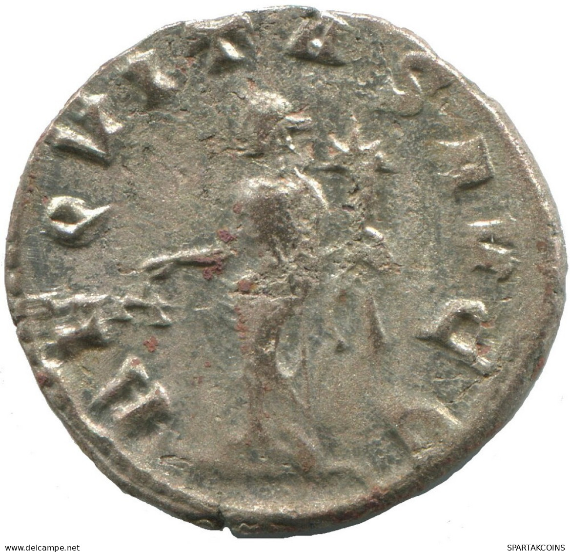 VALERIAN I VIMINACIUM AD256 SILVERED Romano ANTIGUO Moneda 3.8g/22mm #ANT2732.41.E.A - Der Soldatenkaiser (die Militärkrise) (235 / 284)