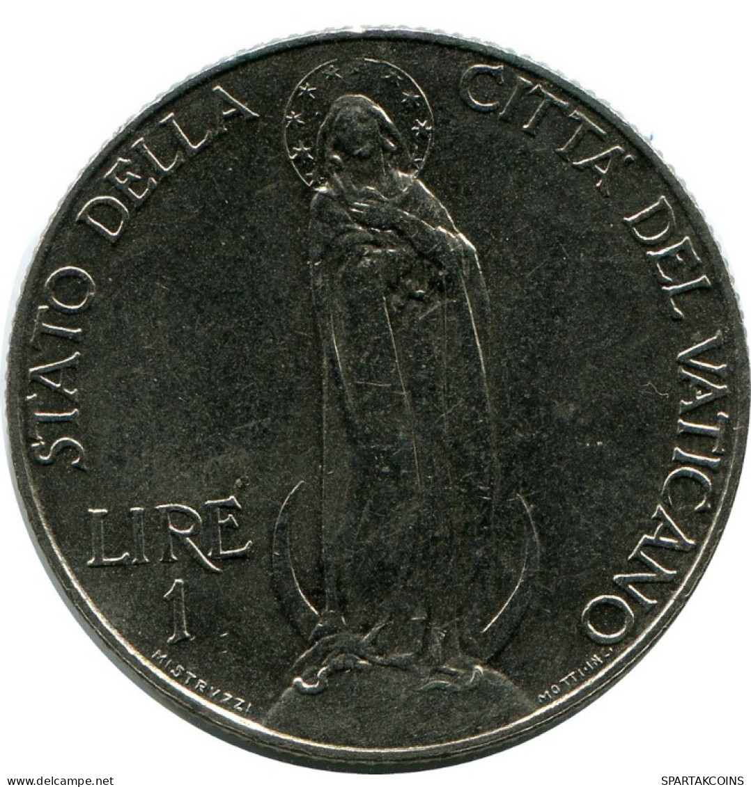 1 LIRE 1936 VATICAN Coin Pius XI (1922-1939) #AH309.16.U.A - Vatikan