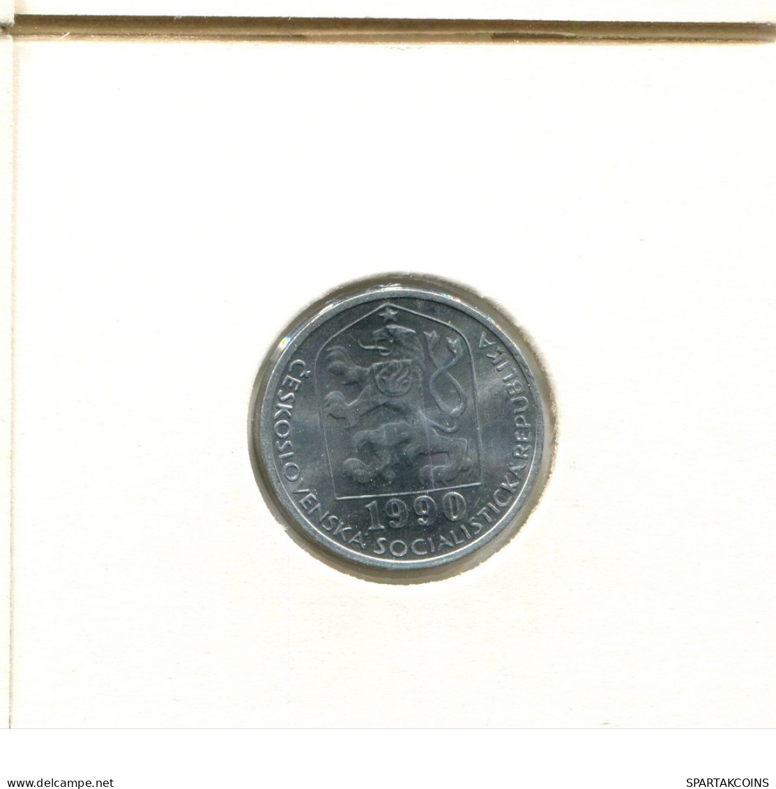 10 HALERU 1990 CHECOSLOVAQUIA CZECHOESLOVAQUIA SLOVAKIA Moneda #AZ936.E.A - Checoslovaquia