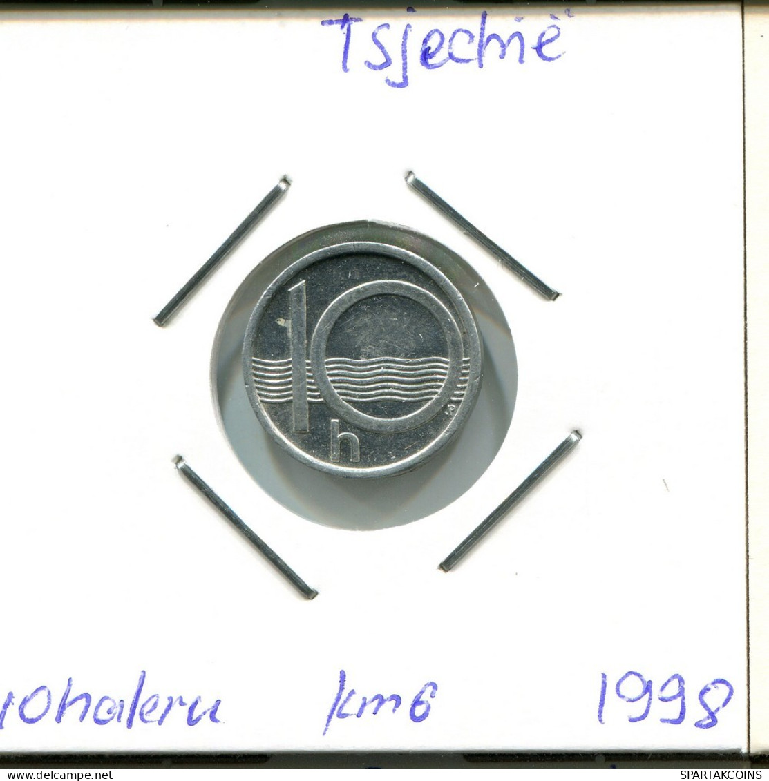 10 HELLER 1998 TSCHECHIEN CZECH REPUBLIC Münze #AP710.2.D.A - Repubblica Ceca
