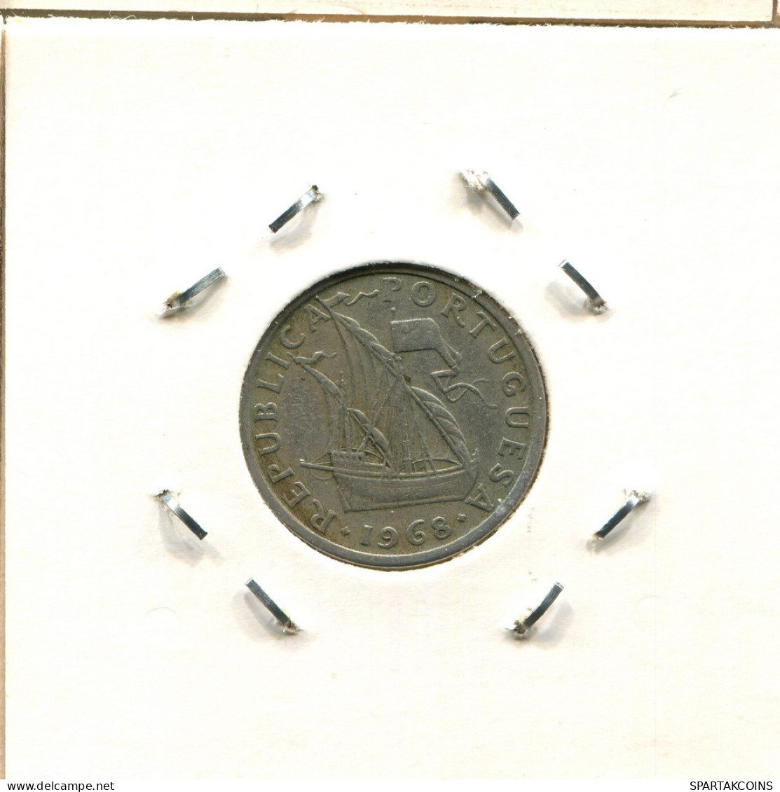 2 $ 50 ESCUDOS 1968 PORTUGAL Coin #BA017.U.A - Portugal