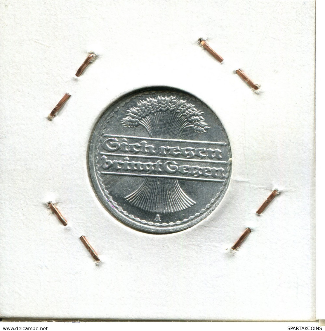 50 PFENNIG 1920 A ALEMANIA Moneda GERMANY #DB969.E.A - 50 Rentenpfennig & 50 Reichspfennig
