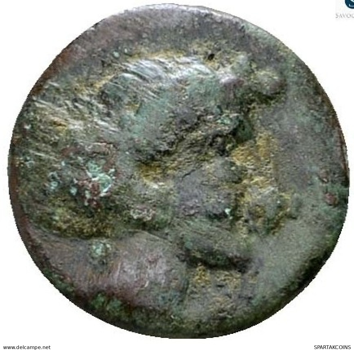 THESSALY LARISSA NYMPH HORSE PFERD Bronze 3.98g/17mm #ANC12399.9.E.A - Griechische Münzen