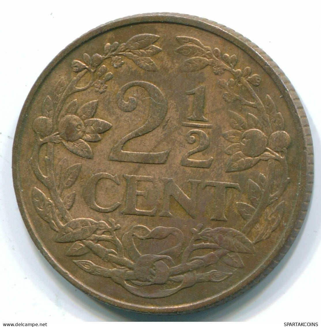 2 1/2 CENT 1965 CURACAO NIEDERLANDE Bronze Koloniale Münze #S10207.D.A - Curacao