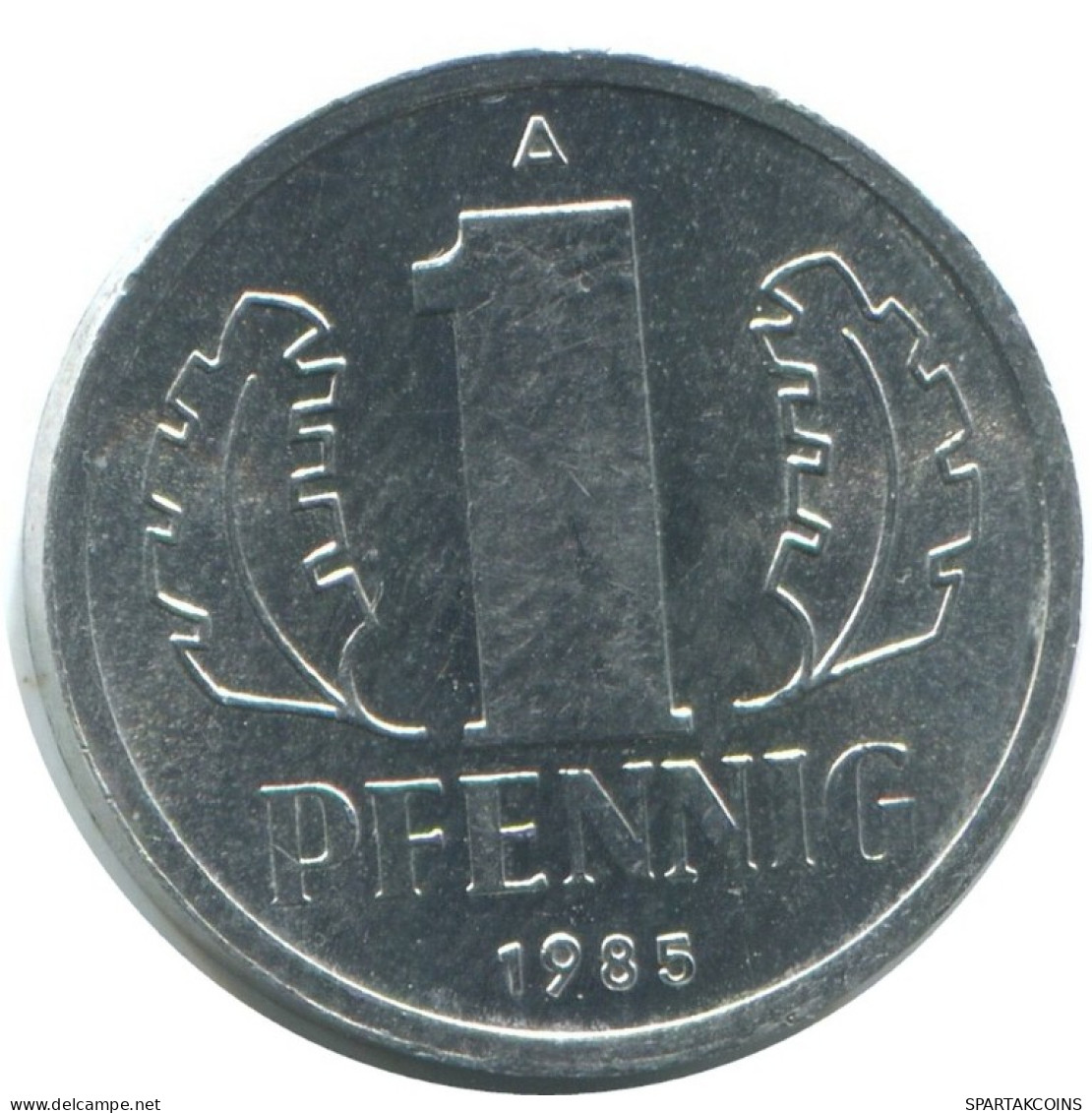 1 PFENNIG 1985 A DDR EAST DEUTSCHLAND Münze GERMANY #AE065.D.A - 1 Pfennig