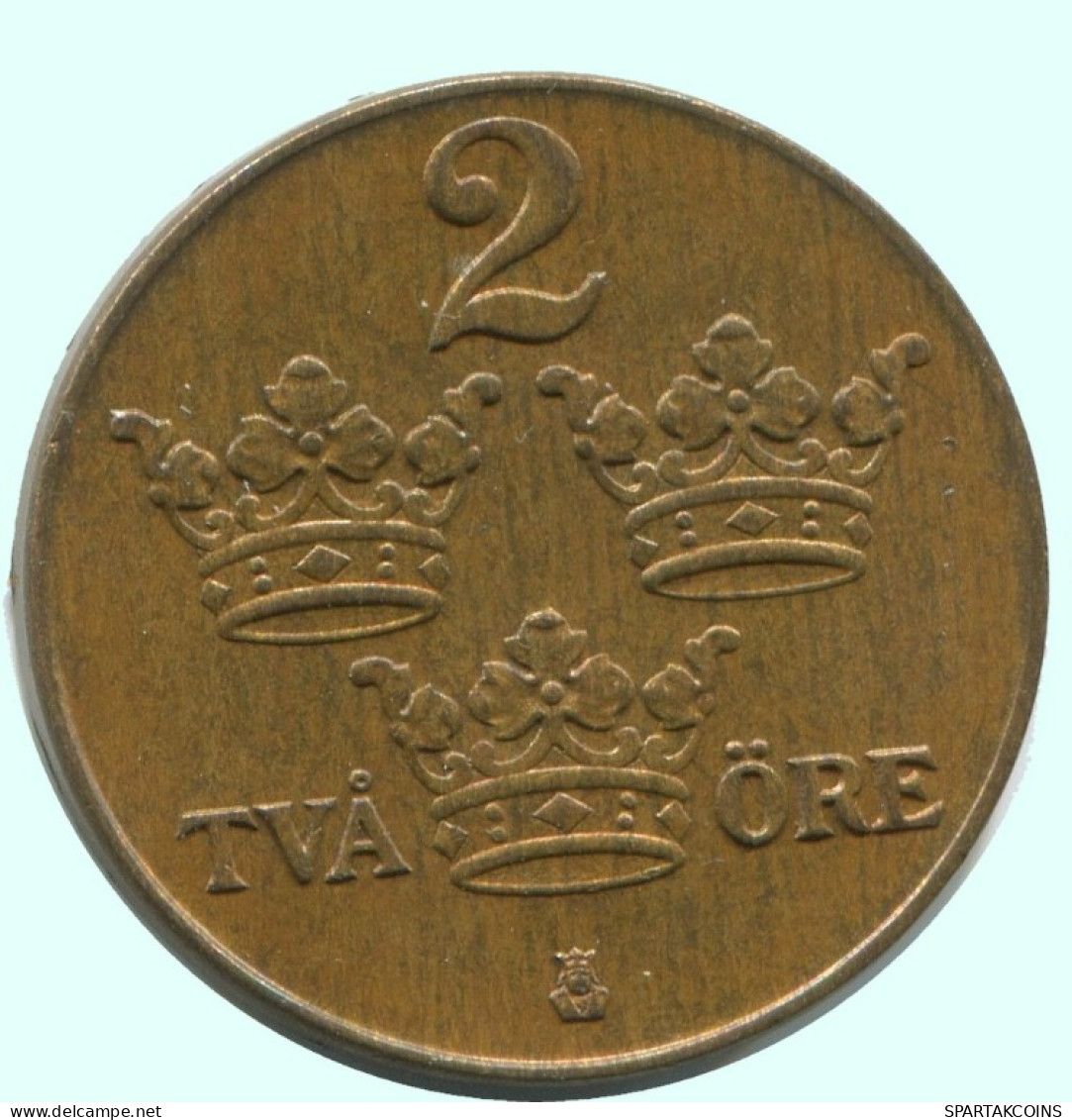 2 ORE 1937 SCHWEDEN SWEDEN Münze #AC820.2.D.A - Schweden