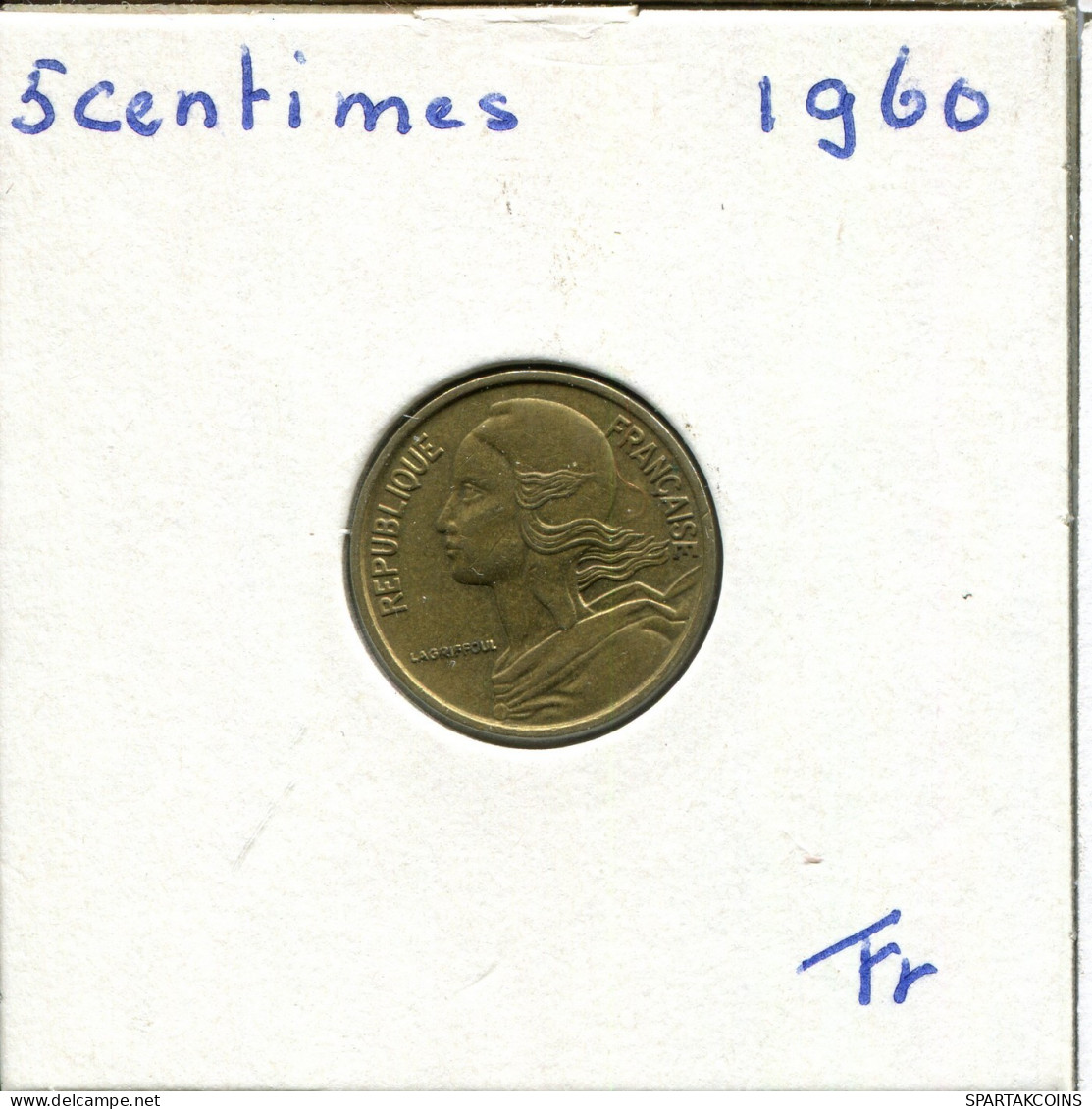 5 CENTIMES 1968 FRANCE Coin #AX053.U.A - 5 Centimes