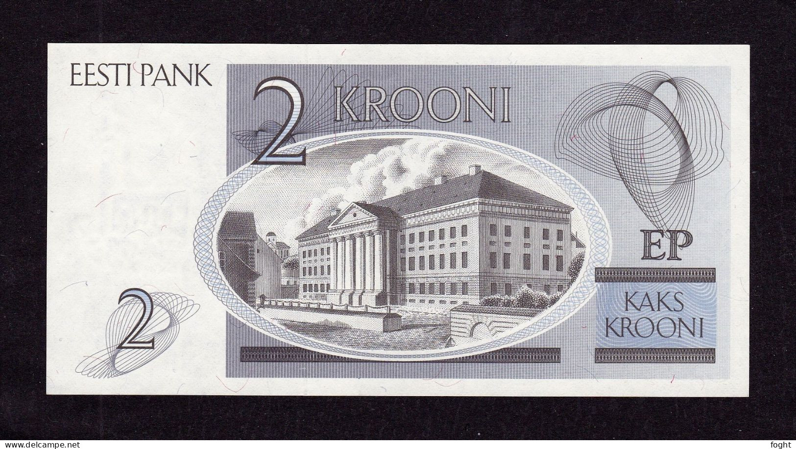 1992 Estonia Bank Of Estonia Banknote 2 Krooni,P#70A - Estonia