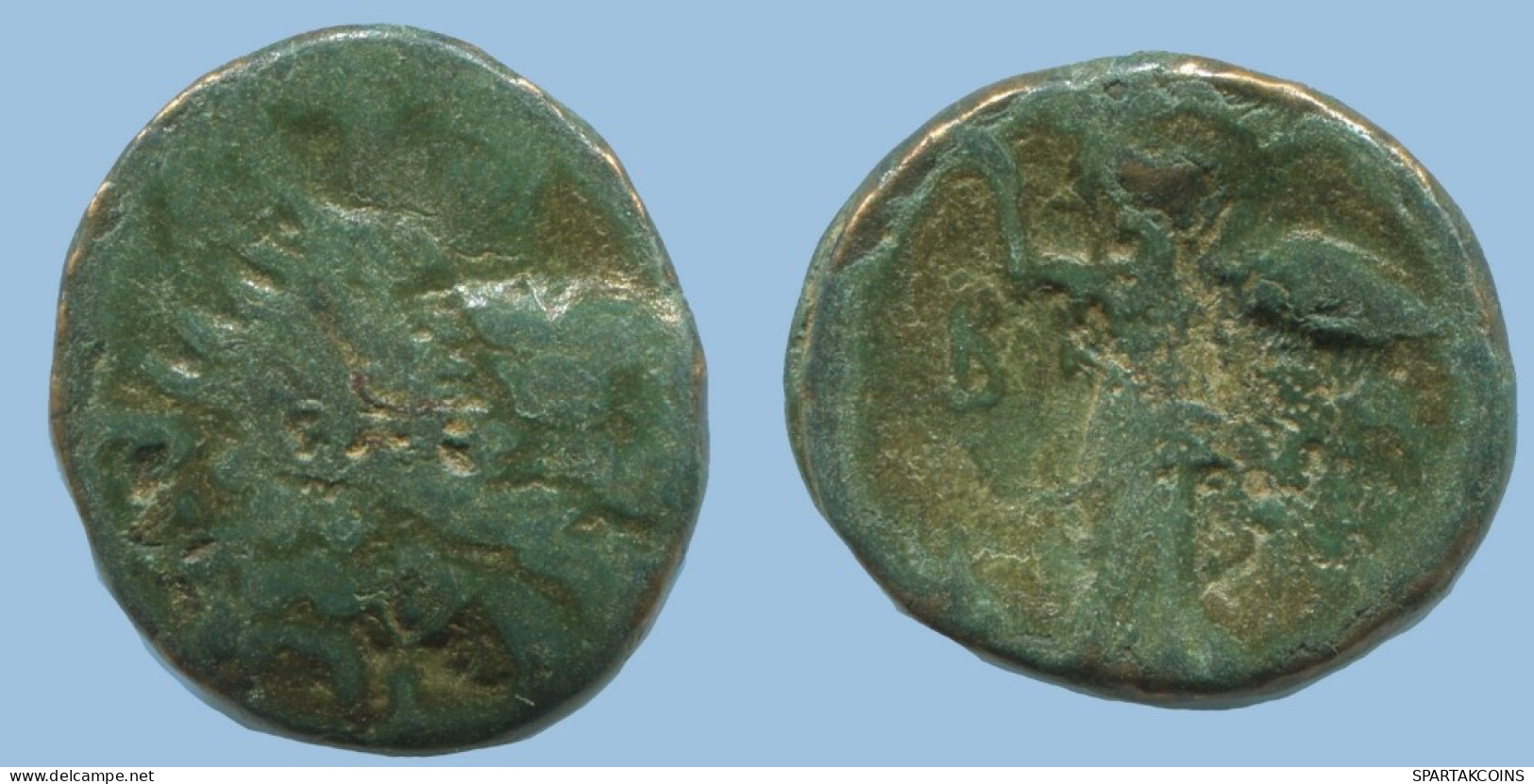 AUTHENTIC ORIGINAL ANCIENT GREEK Coin 2.8g/16mm #AG112.12.U.A - Greek