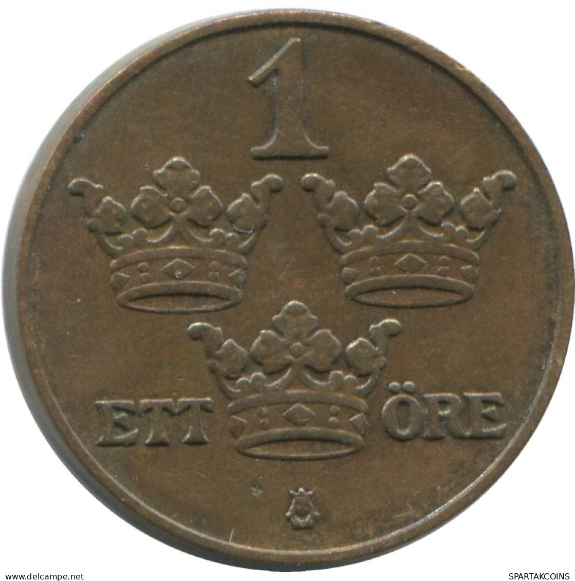 1 ORE 1909 SUECIA SWEDEN Moneda #AD376.2.E.A - Sweden