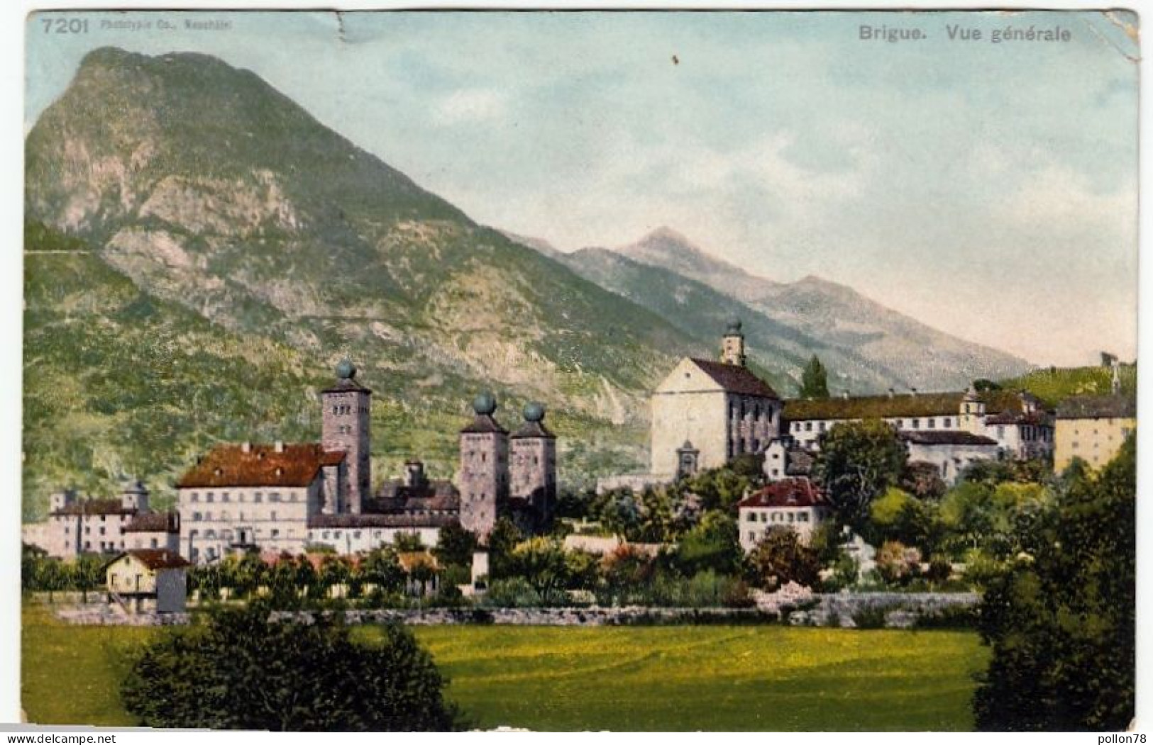 BRIGUE - VUE GENERALE - VALAIS - 1906? - Vedi Retro - Formato Piccolo - Brigue-Glis 