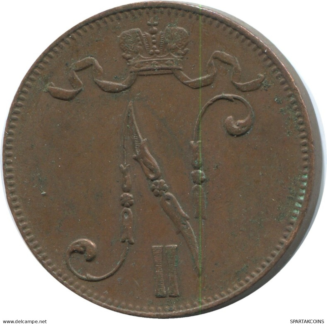 5 PENNIA 1916 FINLANDIA FINLAND Moneda RUSIA RUSSIA EMPIRE #AB134.5.E.A - Finlande
