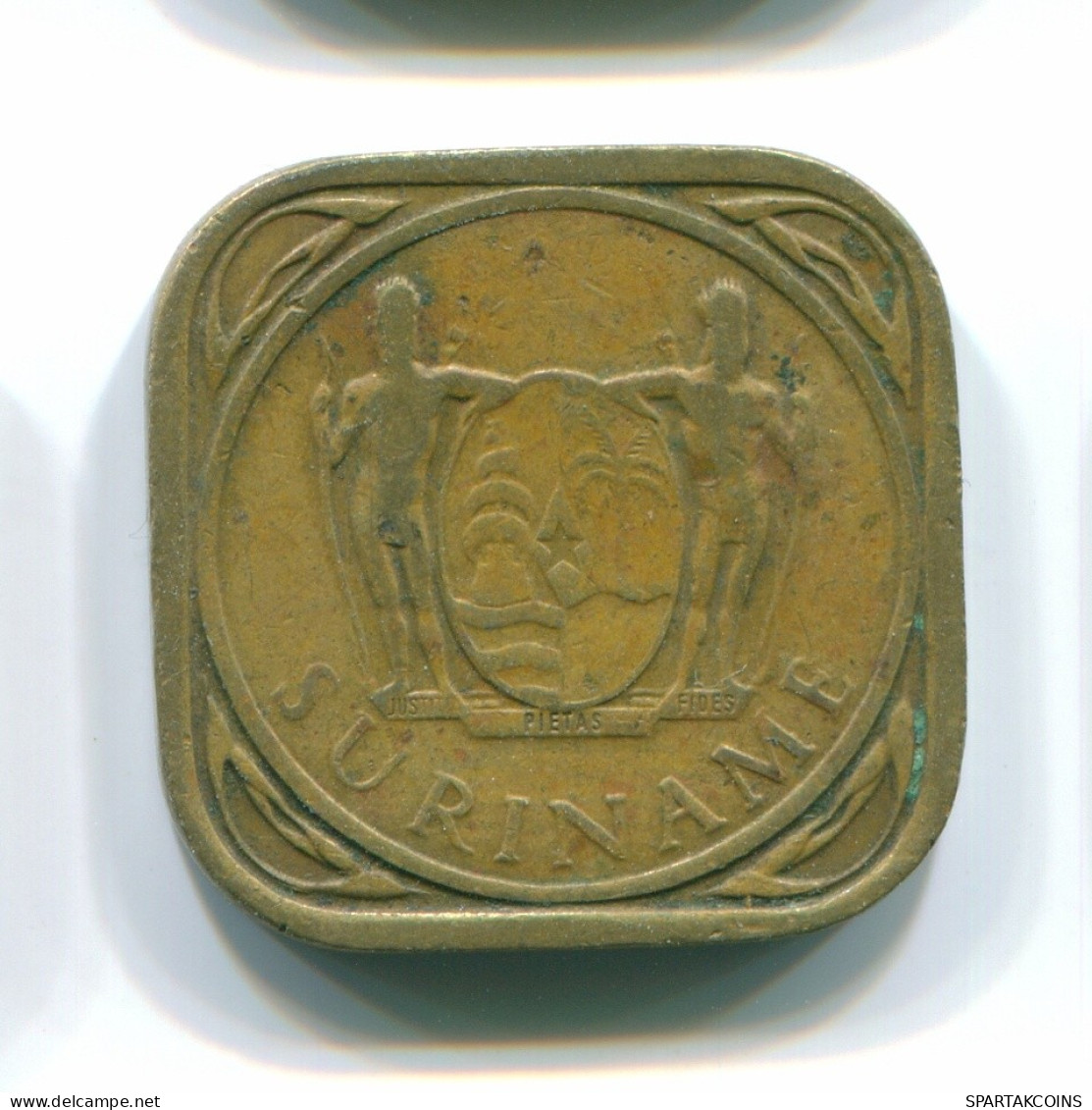 5 CENTS 1962 SURINAME Netherlands Nickel-Brass Colonial Coin #S12678.U.A - Surinam 1975 - ...