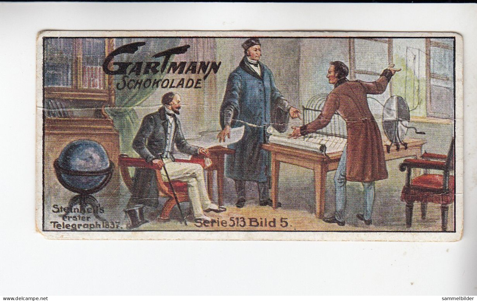 Gartmann  Elektrizität  Steinheils Erster Telegraph    Serie 513 #5 Von 1919 - Otros & Sin Clasificación