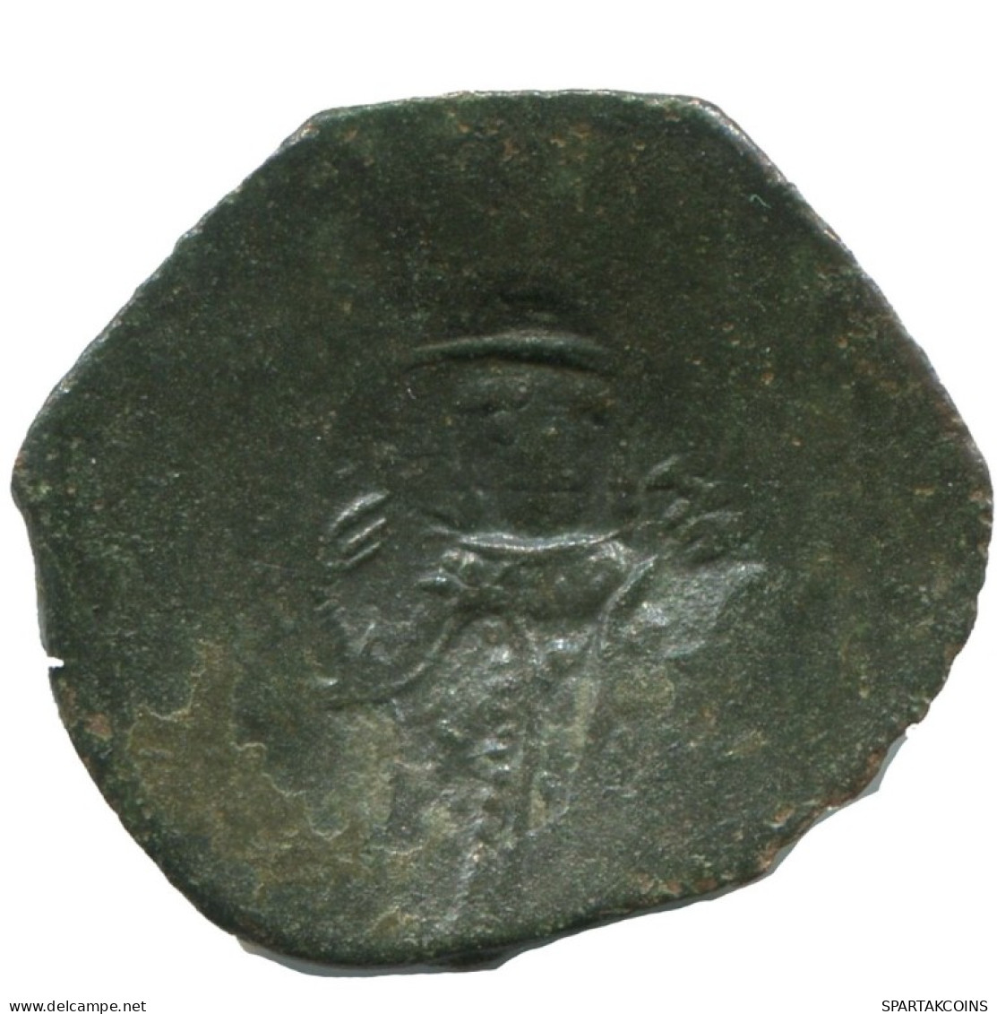Authentic Original Ancient BYZANTINE EMPIRE Trachy Coin 1.6g/18mm #AG701.4.U.A - Bizantinas