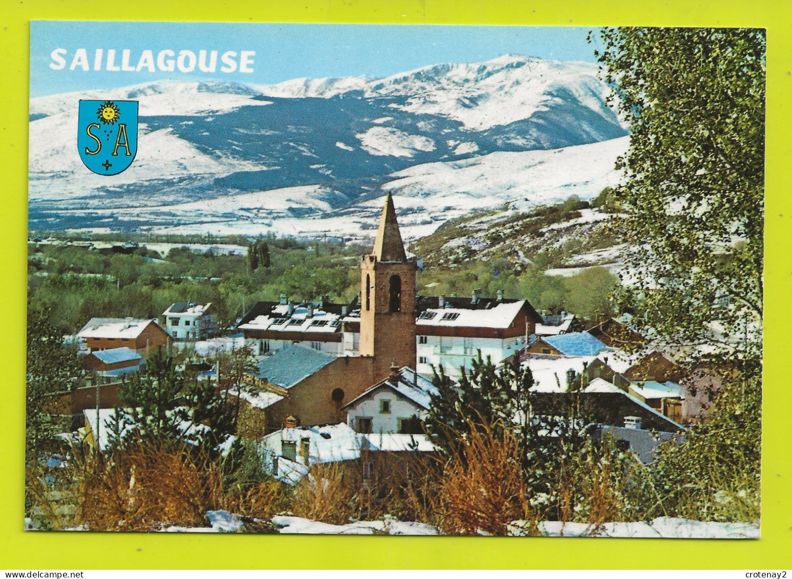 66 SAILLAGOUSE Vers Mont Louis Prades Font Romeu En 1978 Vue Générale Au Fond LE PUIGMAL VOIR DOS - Prades