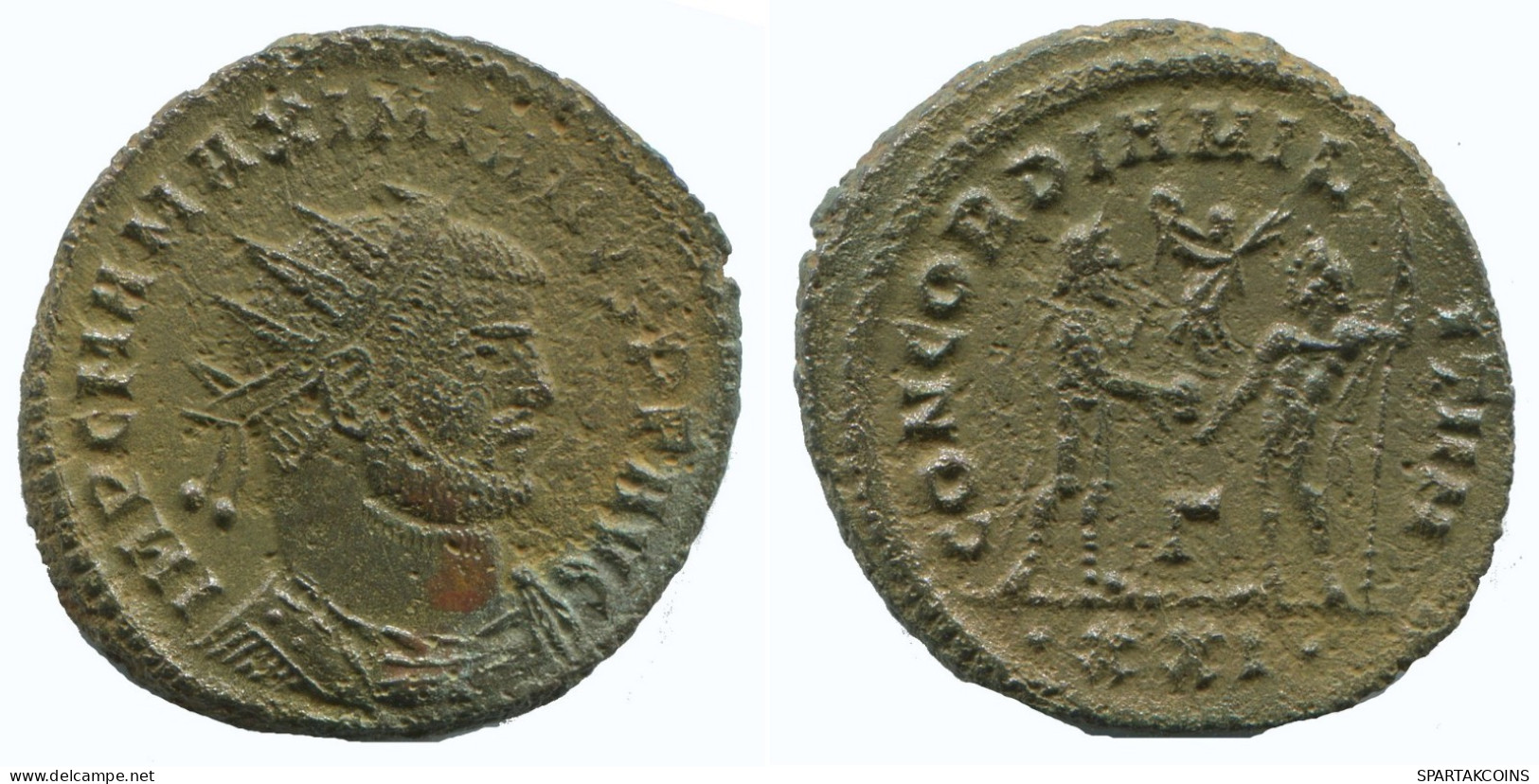 MAXIMIANUS ANTONINIANUS Heraclea Γxxi Concord 4.2g/22mm #NNN1821.18.F.A - The Tetrarchy (284 AD To 307 AD)