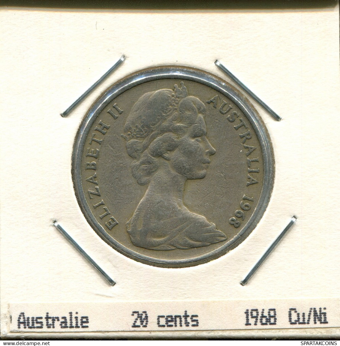 20 CENTS 1981 AUSTRALIEN AUSTRALIA Münze #AS256.D.A - 20 Cents