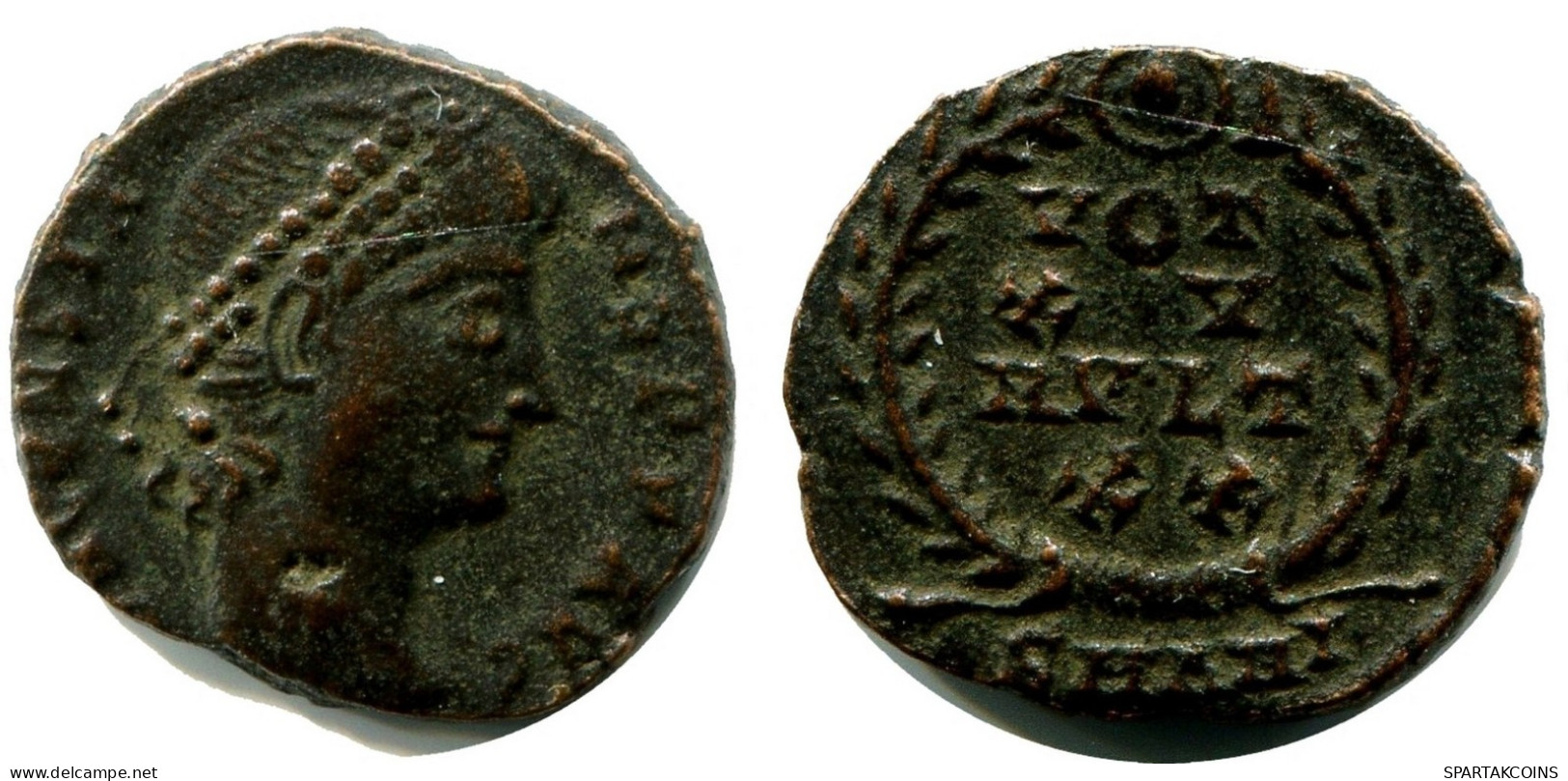 CONSTANS MINTED IN ANTIOCH FOUND IN IHNASYAH HOARD EGYPT #ANC11857.14.E.A - The Christian Empire (307 AD To 363 AD)