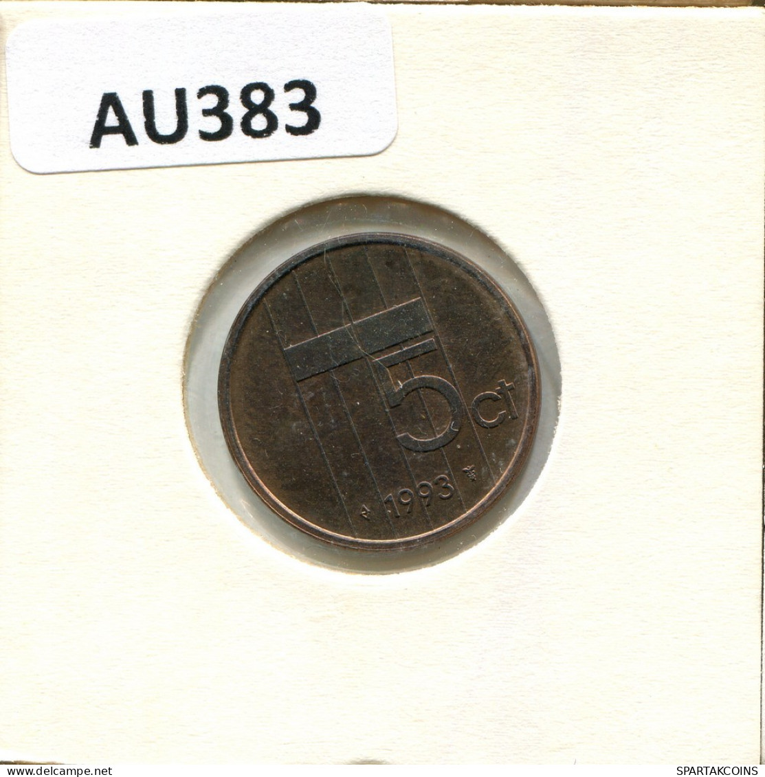 5 CENTS 1993 NEERLANDÉS NETHERLANDS Moneda #AU383.E.A - 1980-2001 : Beatrix