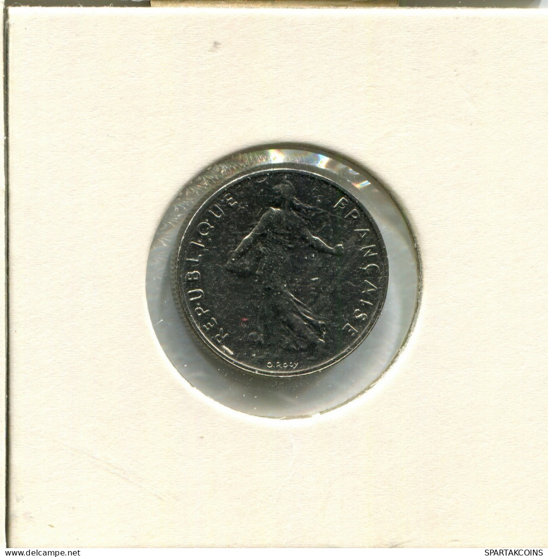 1/2 FRANC 1977 FRANCIA FRANCE Moneda #AU885.E.A - 1/2 Franc