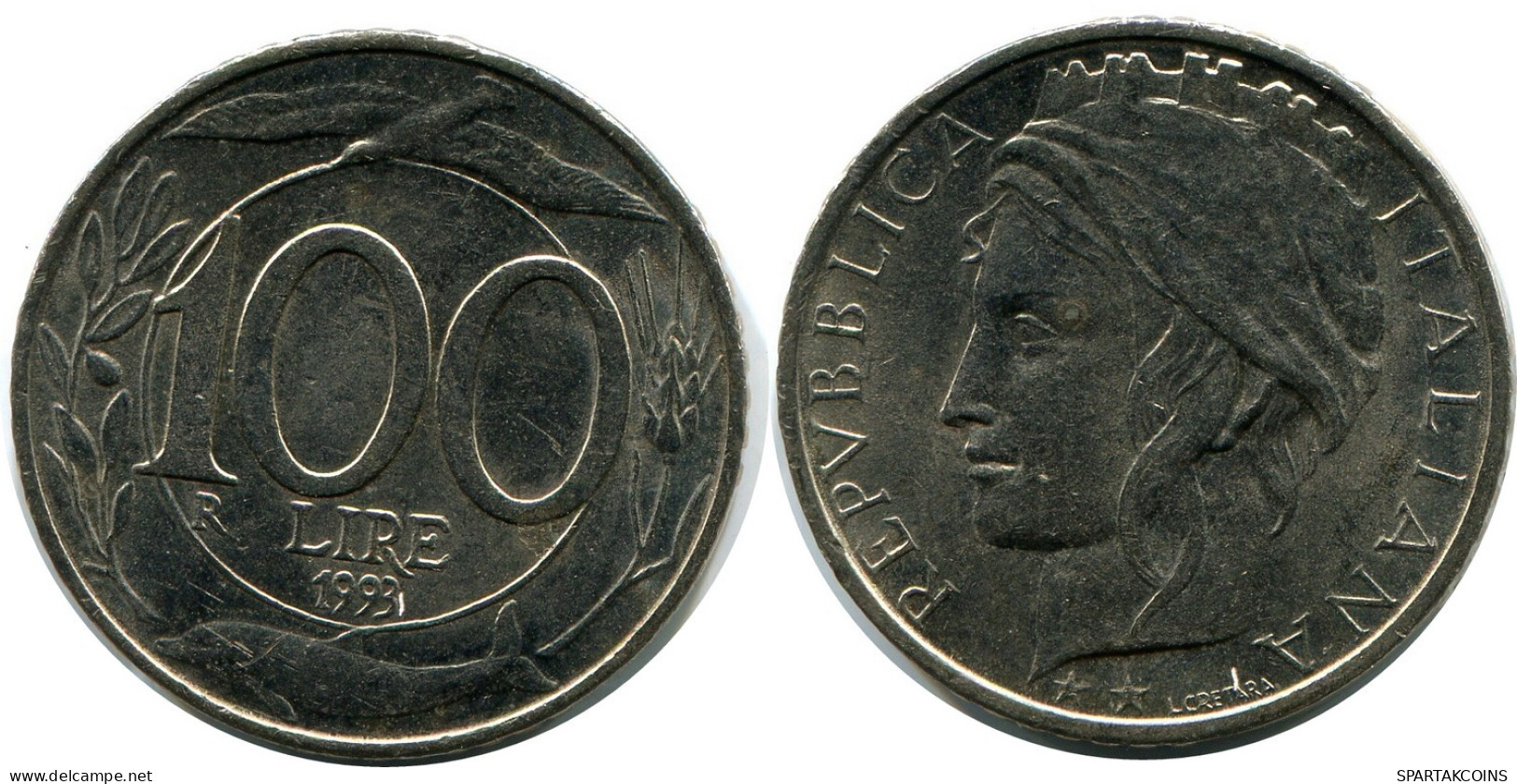 100 LIRE 1993 ITALIA ITALY Moneda #AZ525.E.A - 100 Liras