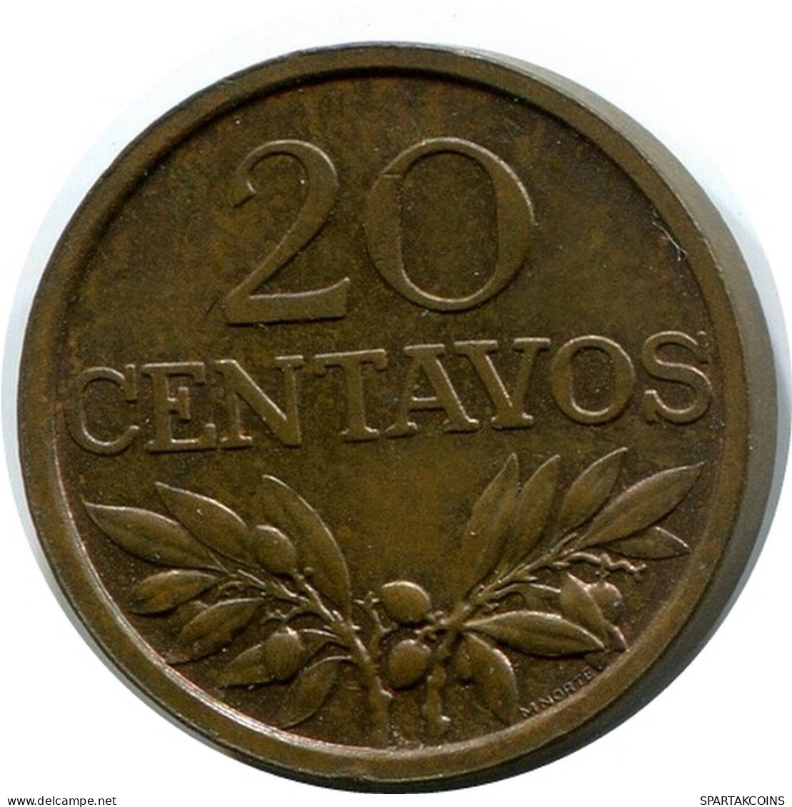 20 CENTAVOS 1972 PORTUGAL Münze #AR106.D.A - Portugal