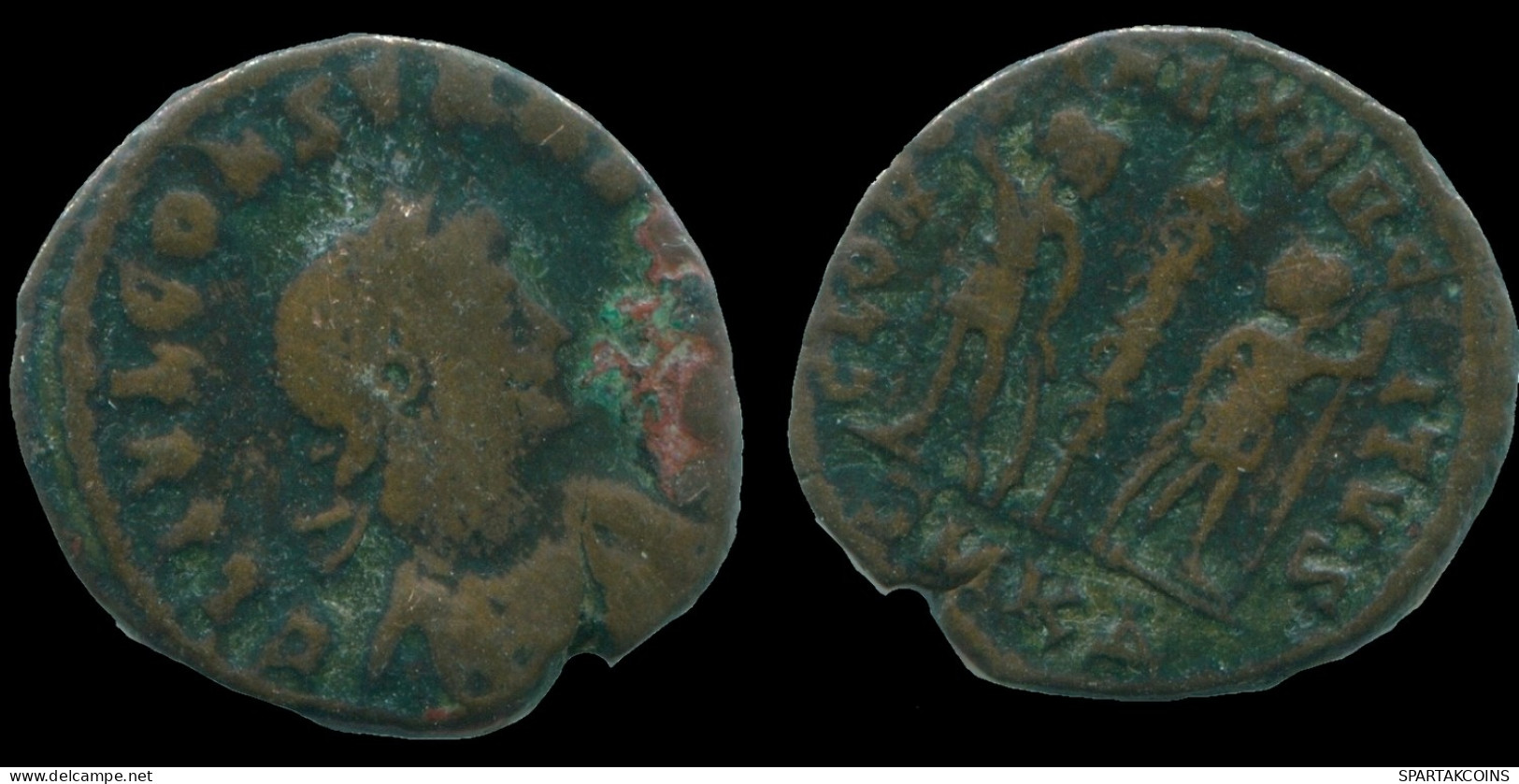 CONSTANS GLORIA EXERCITVS TWO SOLDIERS #ANC13198.18.U.A - El Impero Christiano (307 / 363)