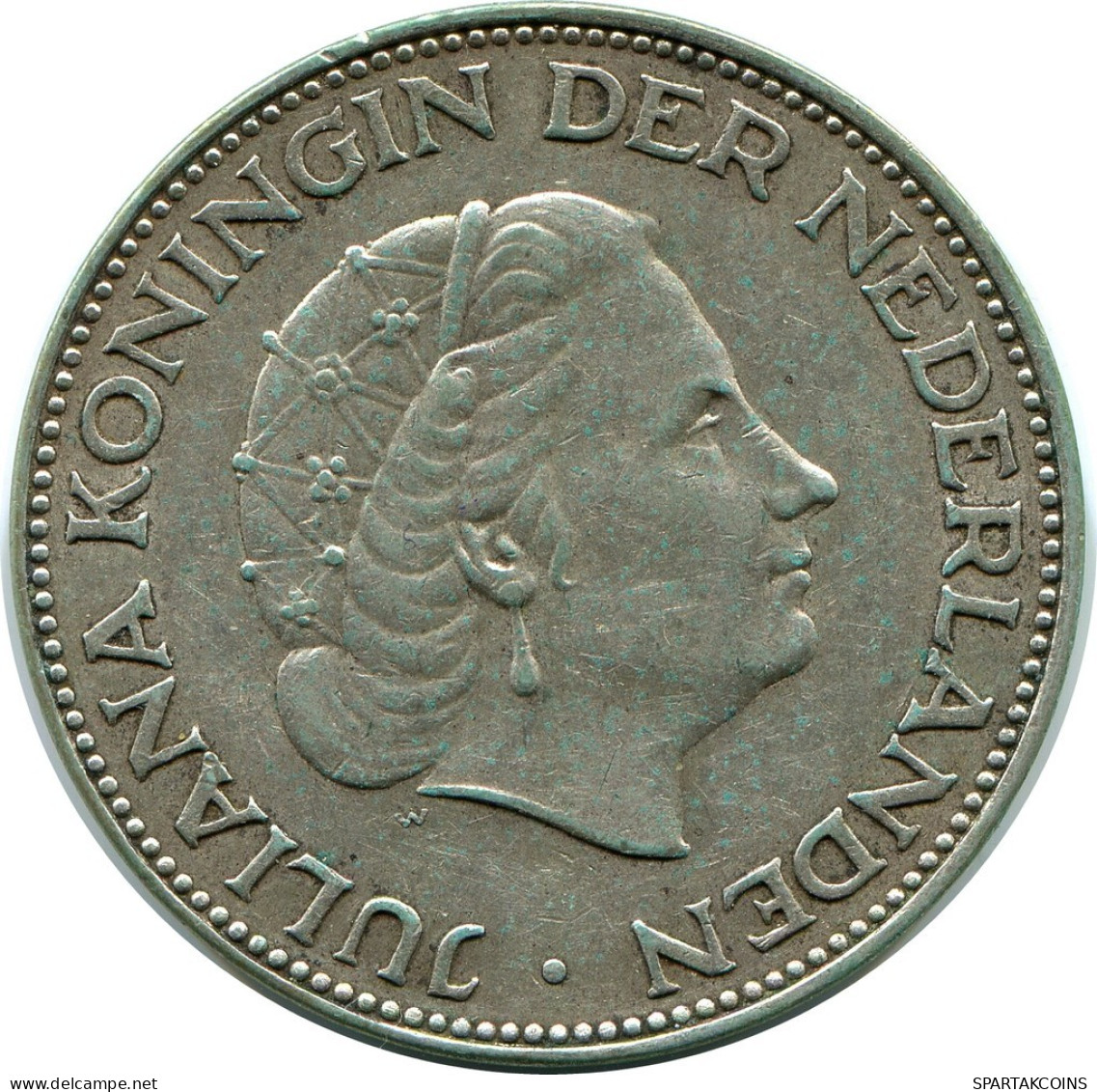 2 1/2 GULDEN 1960 NEERLANDÉS NETHERLANDS PLATA Moneda #AR952.E.A - 1948-1980 : Juliana