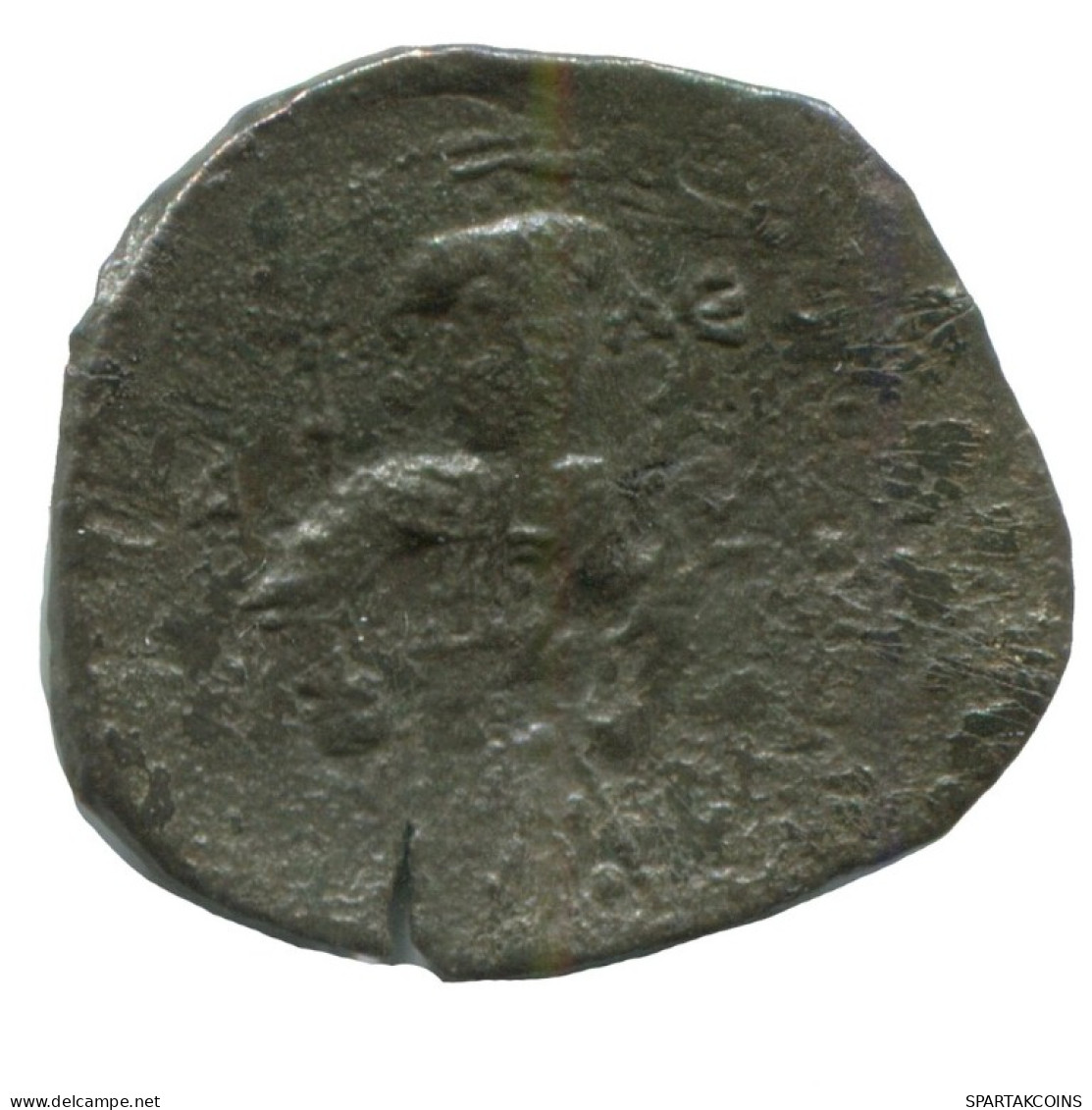 Authentique Original Antique BYZANTIN EMPIRE Trachy Pièce 1.1g/16mm #AG672.4.F.A - Byzantinische Münzen