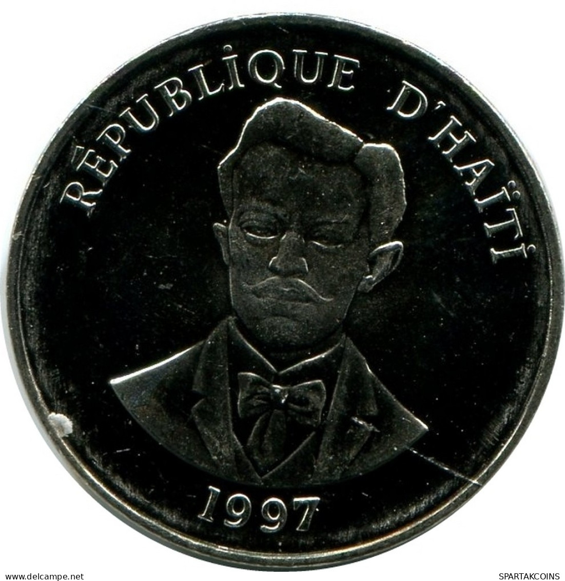 5 CENTIMES 1997 HAITI UNC Coin #M10396.U.A - Haiti