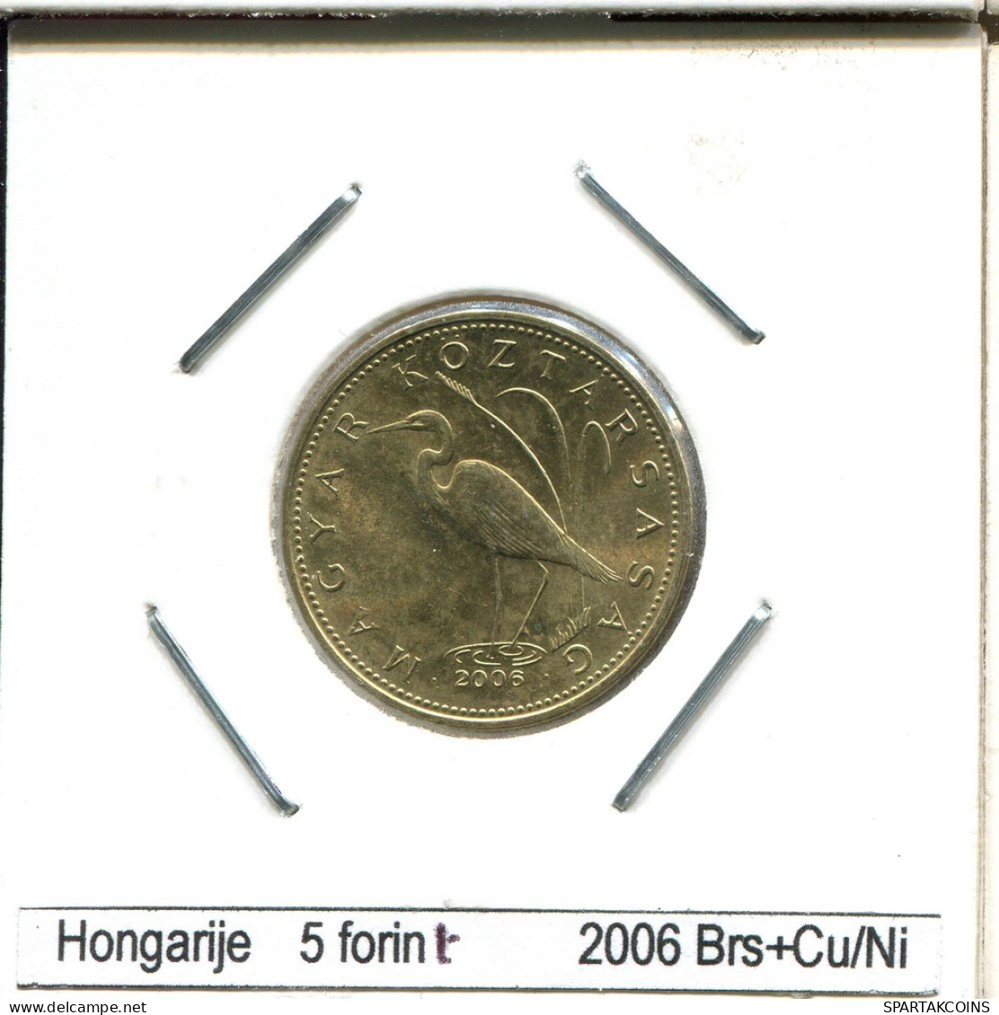 5 FORINT 2006 HUNGARY Coin #AS514.U.A - Hongrie