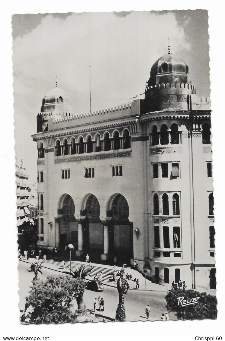 ALGER - La Grande Poste - Edit. Relief - Ecrite En 1946 - - Algiers
