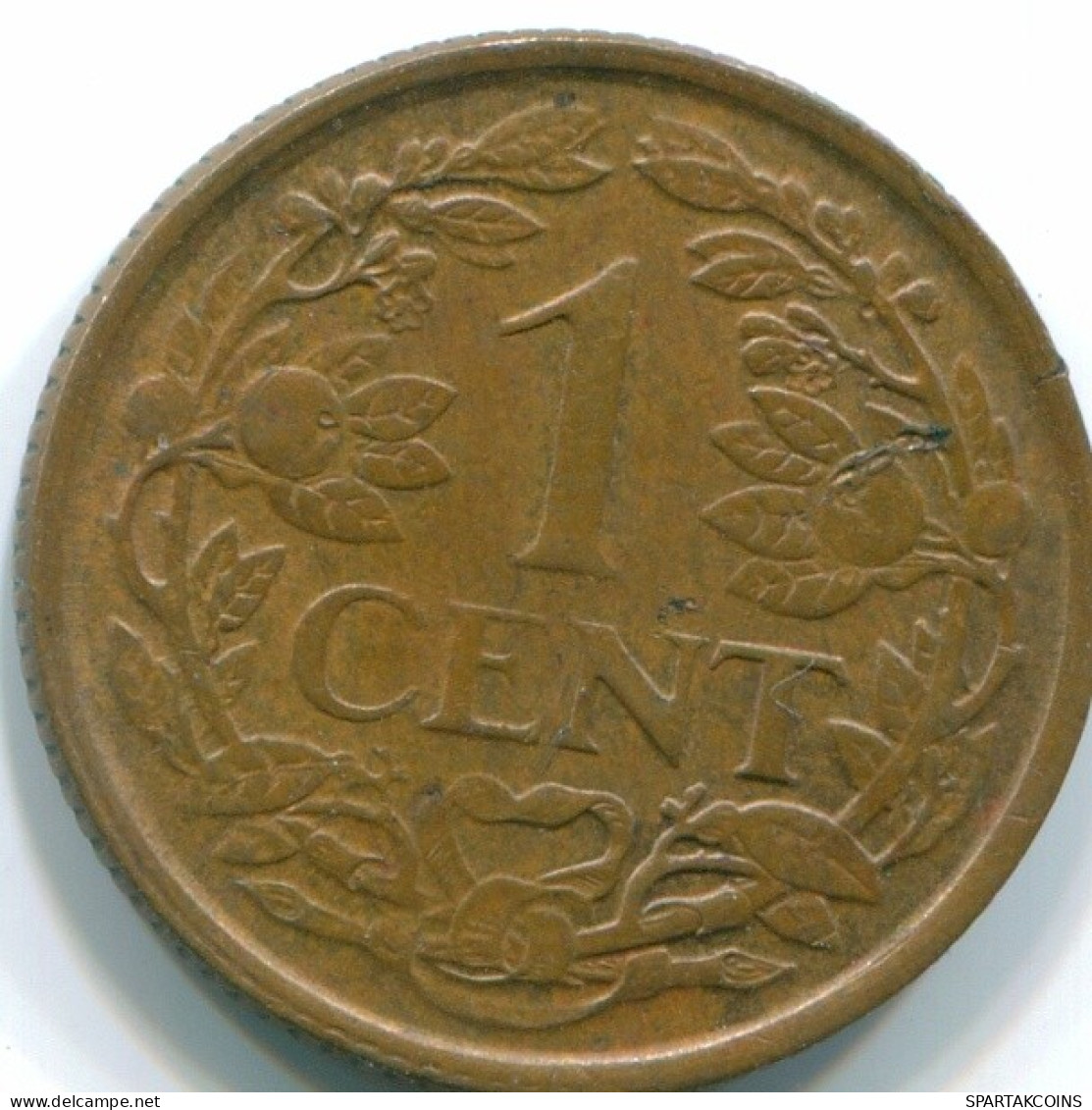1 CENT 1968 ANTILLAS NEERLANDESAS Bronze Fish Colonial Moneda #S10817.E.A - Antillas Neerlandesas