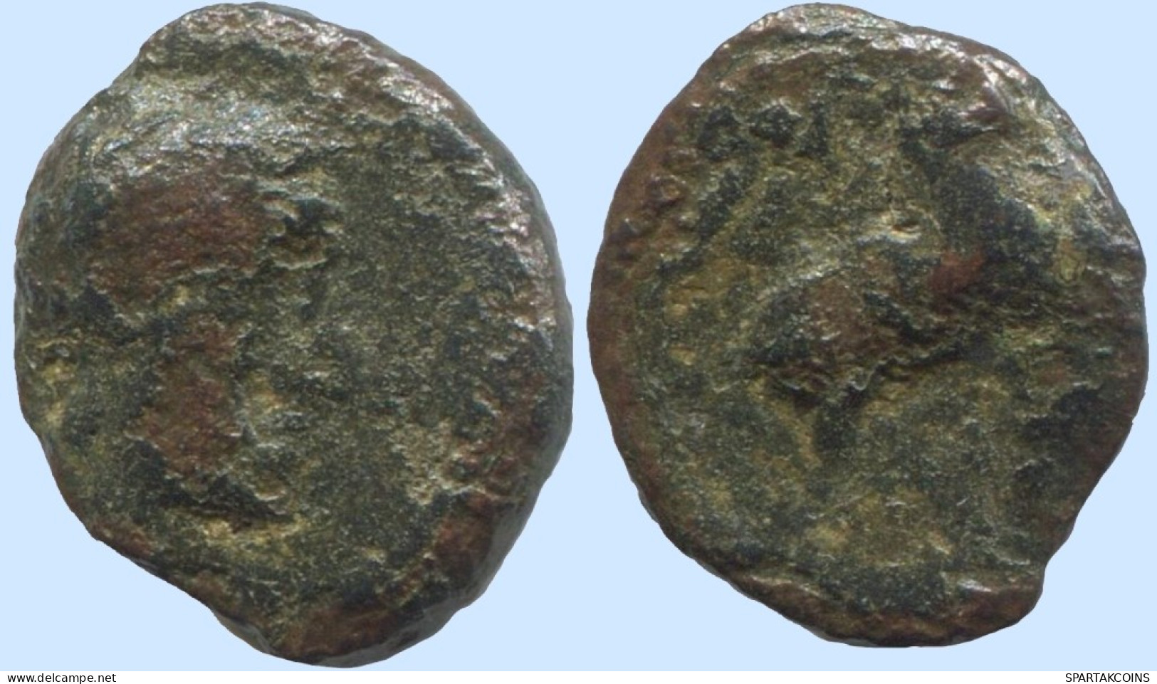 HORSE Ancient Authentic Original GREEK Coin 1.5g/14mm #ANT1756.10.U.A - Griechische Münzen