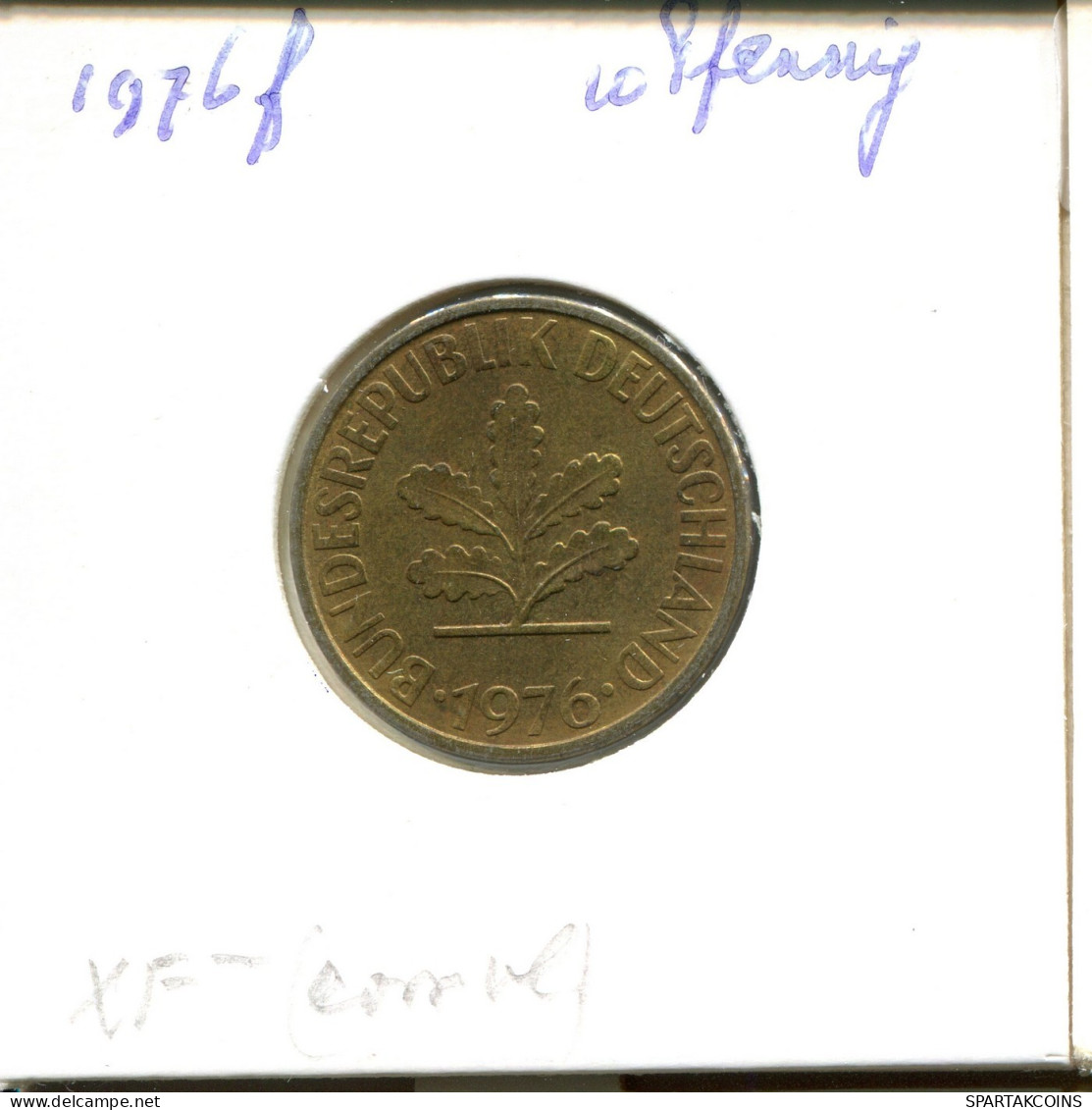 10 PFENNIG 1976 F BRD ALEMANIA Moneda GERMANY #DA914.E.A - 10 Pfennig