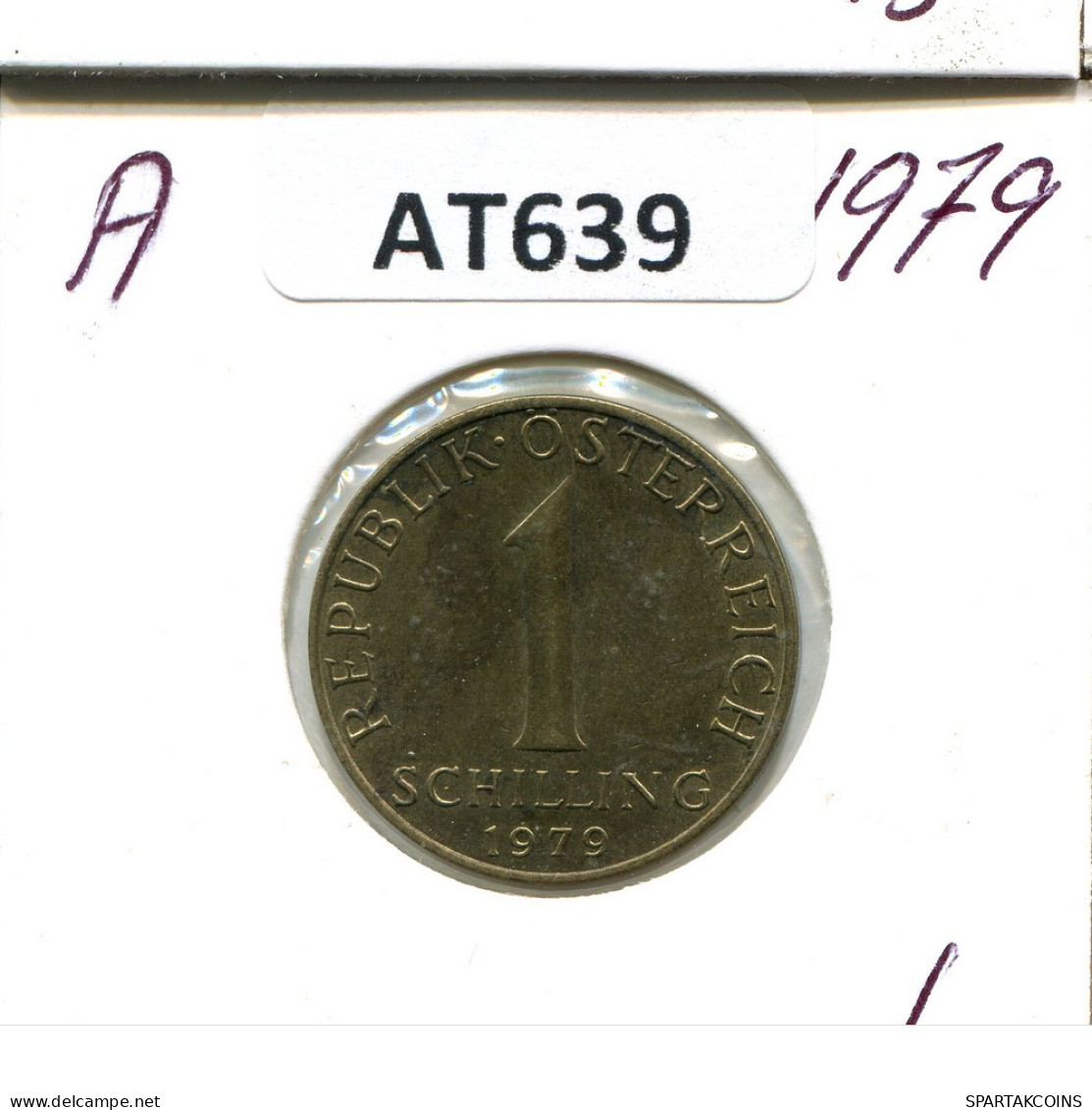 1 SCHILLING 1979 AUSTRIA Coin #AT639.U.A - Austria