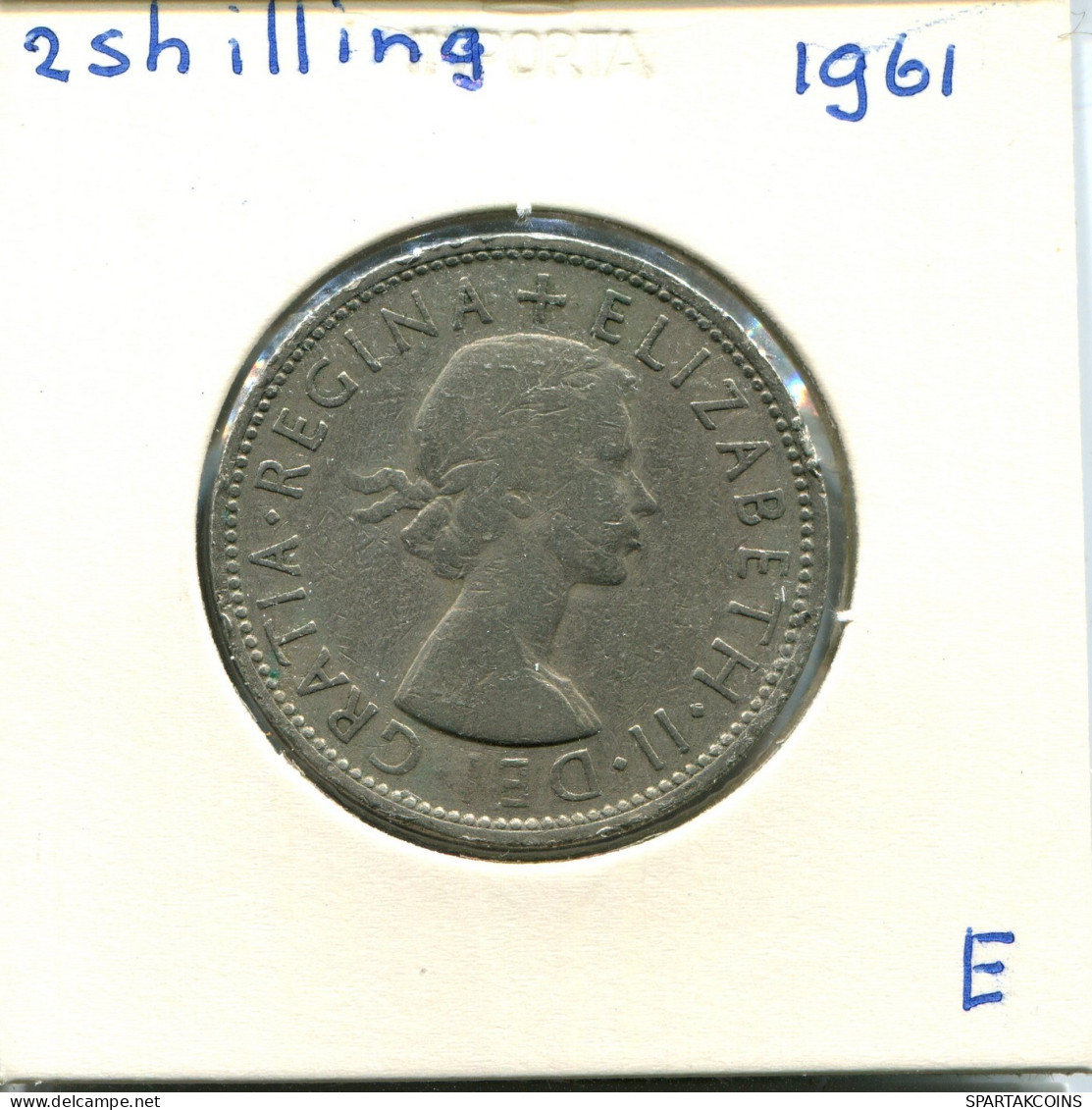 2 SHILLING 1961 UK GREAT BRITAIN Coin #AW997.U.A - J. 1 Florin / 2 Shillings