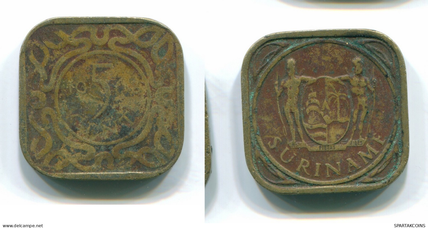 5 CENTS 1962 SURINAME Netherlands Nickel-Brass Colonial Coin #S12673.U.A - Surinam 1975 - ...