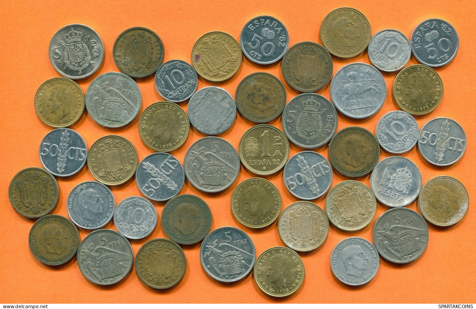 ESPAÑA Moneda SPAIN SPANISH Moneda Collection Mixed Lot #L10292.2.E.A - Altri & Non Classificati