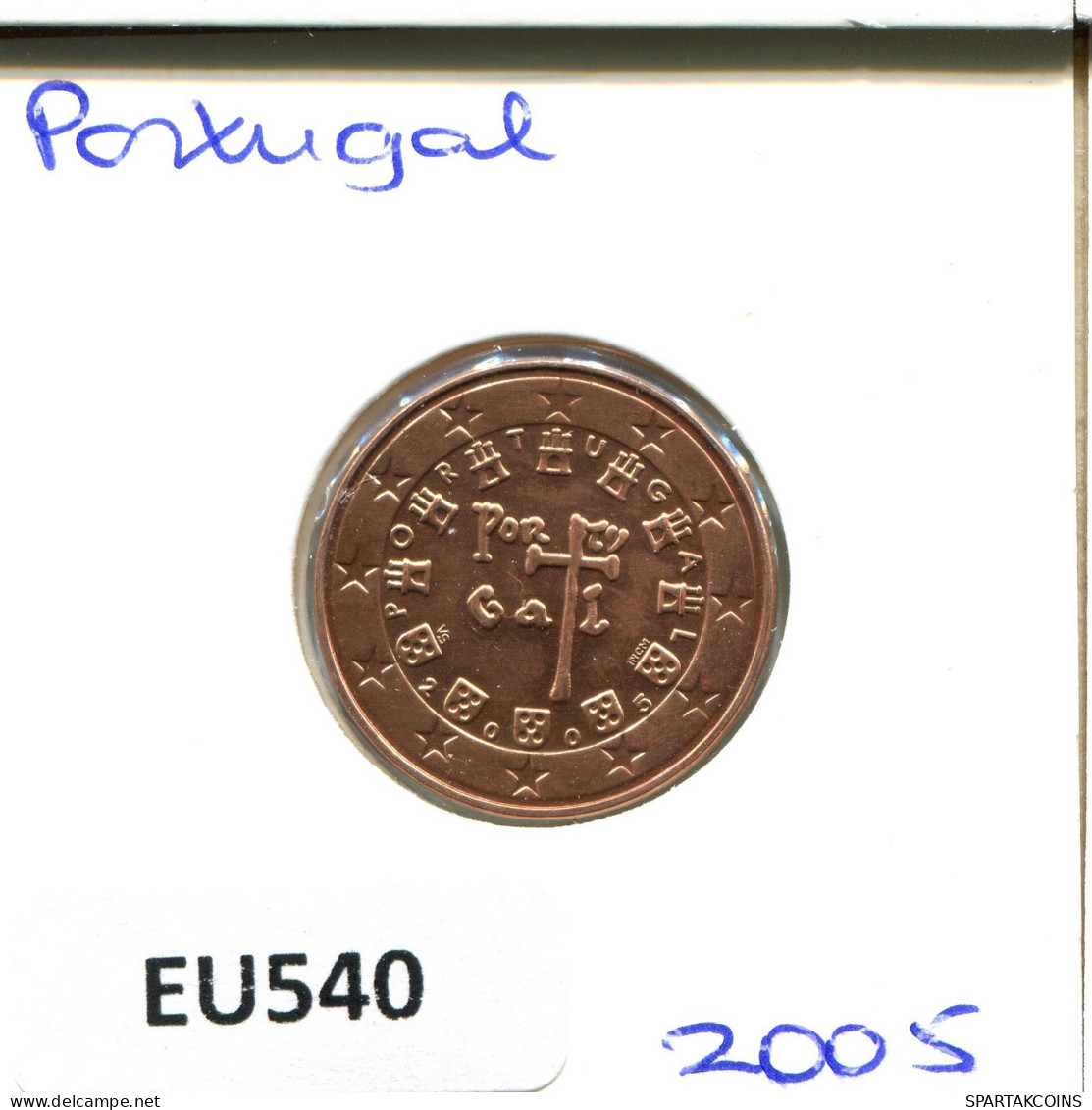 5 EURO CENTS 2005 PORTUGAL Pièce #EU540.F.A - Portogallo