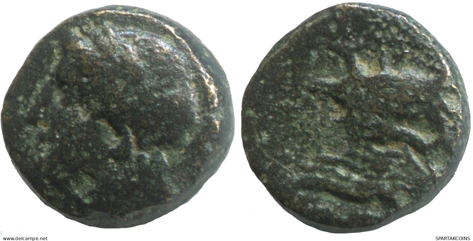 Ancient Antike Authentische Original GRIECHISCHE Münze 1.3g/10mm #SAV1319.11.D.A - Greek