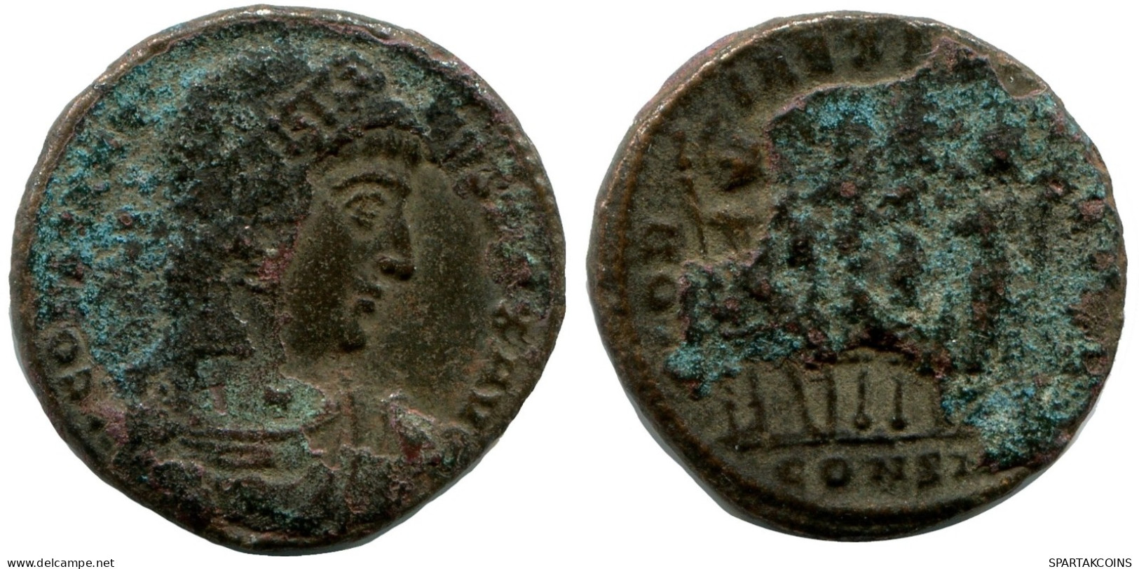 CONSTANTINE I CONSTANTINOPLE FROM THE ROYAL ONTARIO MUSEUM #ANC10771.14.D.A - The Christian Empire (307 AD To 363 AD)